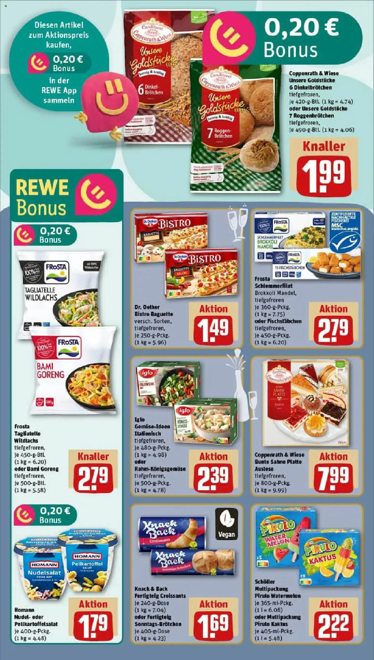 Rewe prospekt Rimpar	 – gültig ab 22.12.2025 | Seite: 13 | Produkte: Frosta, Gemüse, Brokkoli, Sahne