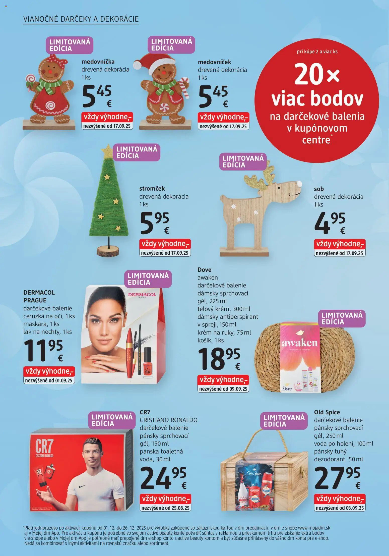 Nové dm drogerie akcie – leták je platný od 01.12.2025 | Strana: 12 | Produkty: Old Spice, Ceruzka, Antiperspirant, Voda