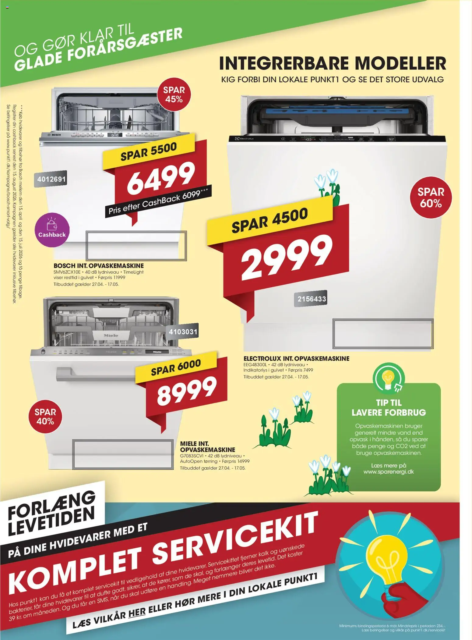 Punkt1 tilbudsavis – gyldig fra 27.04.2026 | Side: 5 | Produkter: Søm, Opvaskemaskine
