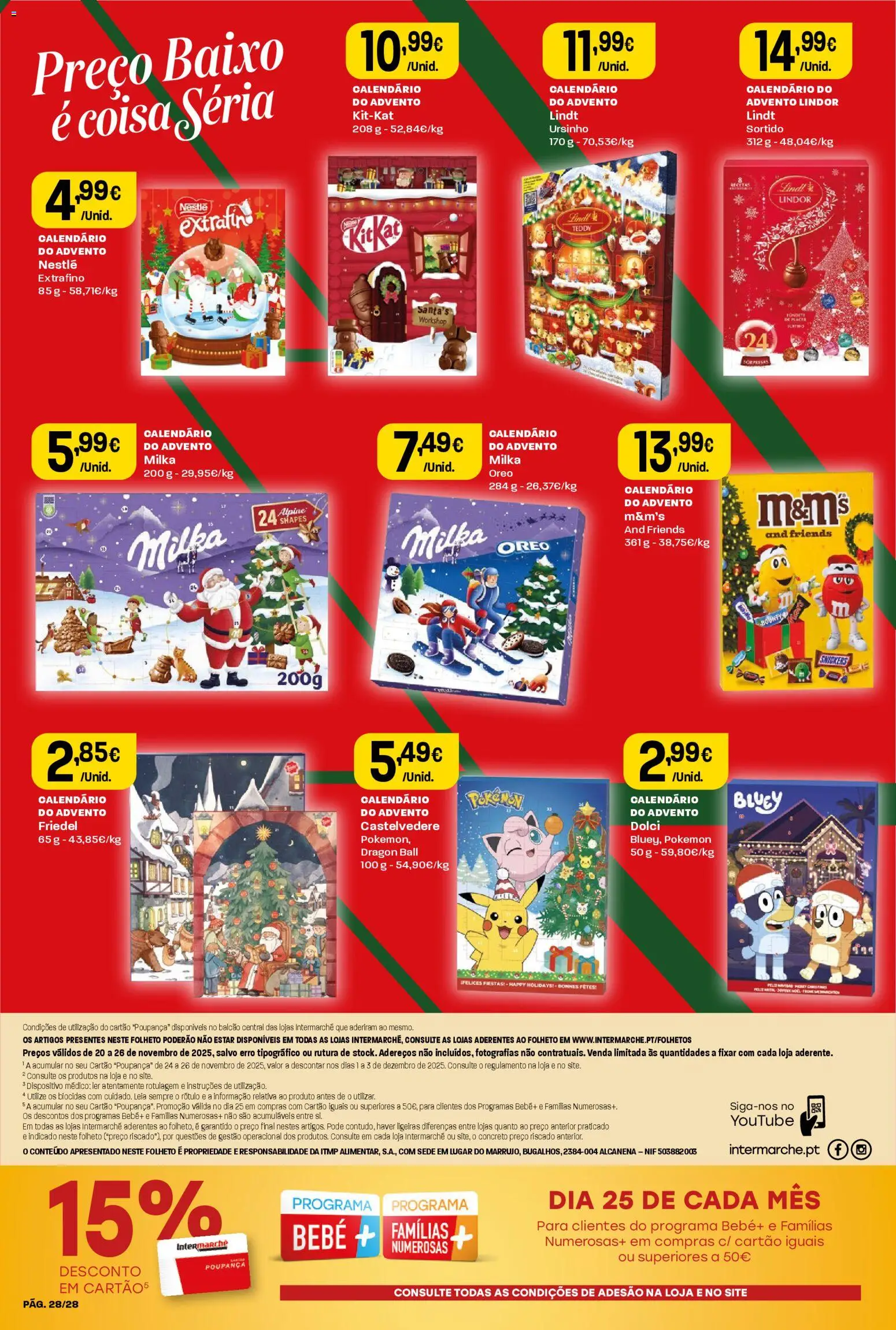 Intermarché Folheto Contact │ válido de 20.11.2025 | Página: 28 | Produtos: Nestlé