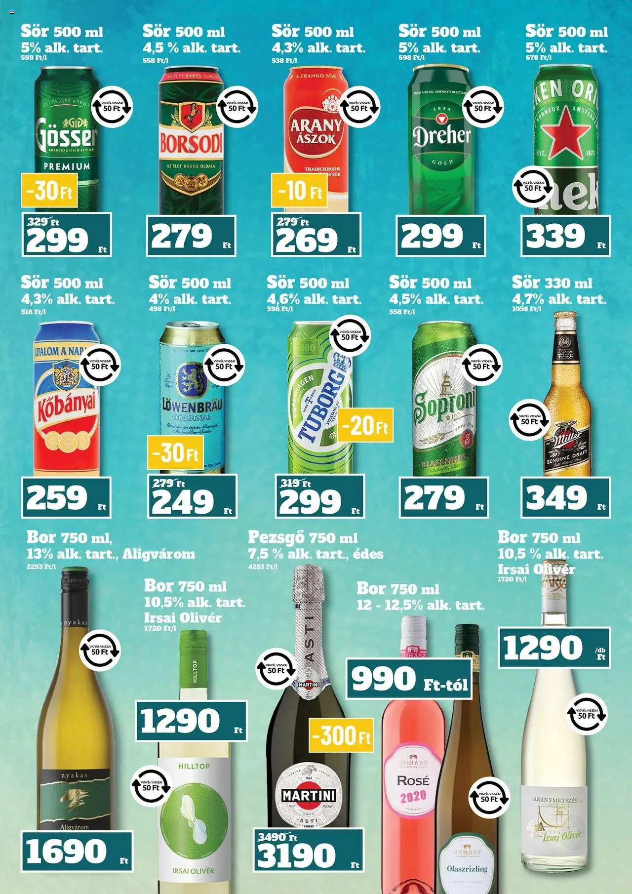 Family Diszkont akciós ujság - amely érvényes a következő dátumtól: 22.08.2025 | Oldal: 27 | Termékek: Pezsgő, Bor, Sör, Só