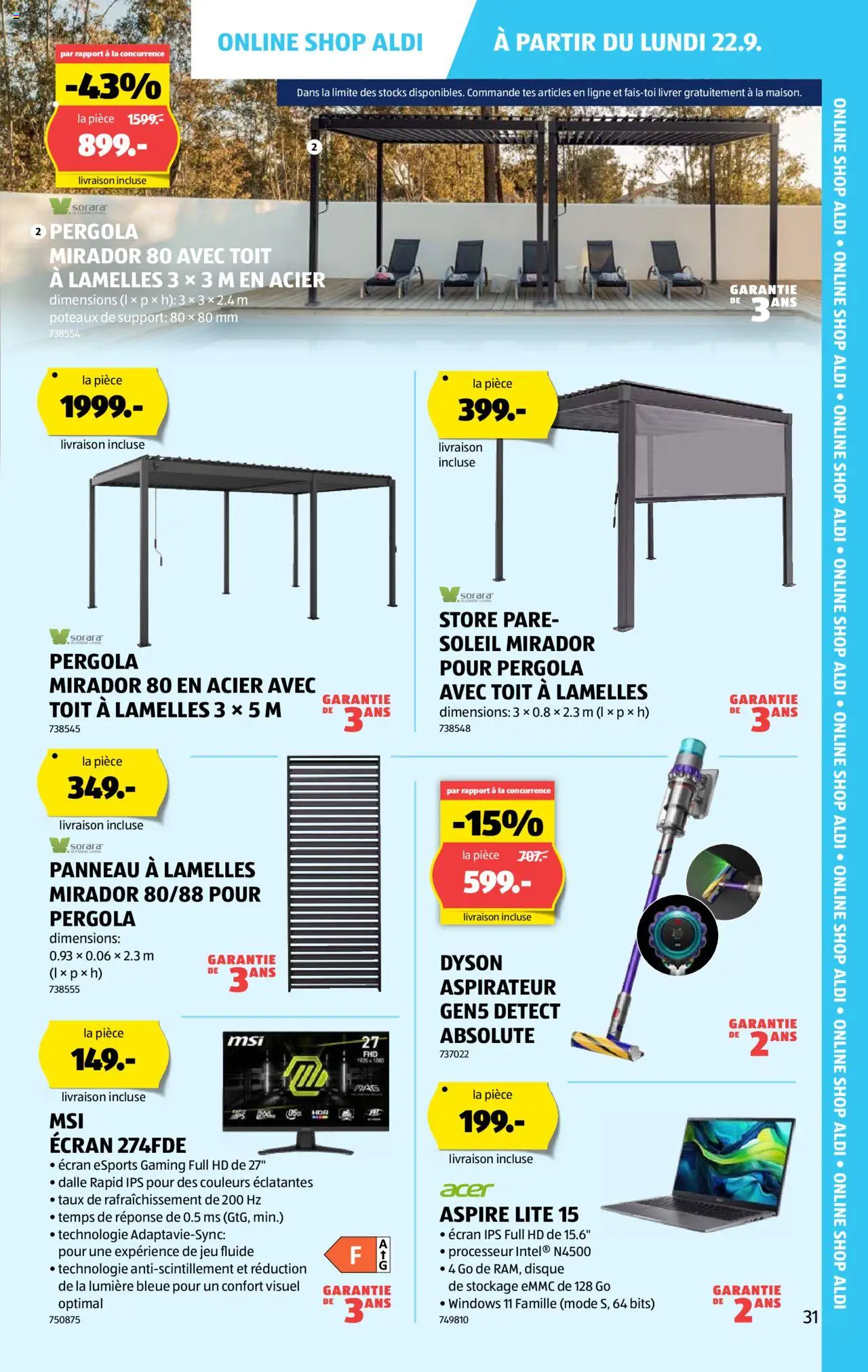Aldi Aktionen FR – gültig ab 18.09.2025 | Seite: 31 | Produkte: Dyson