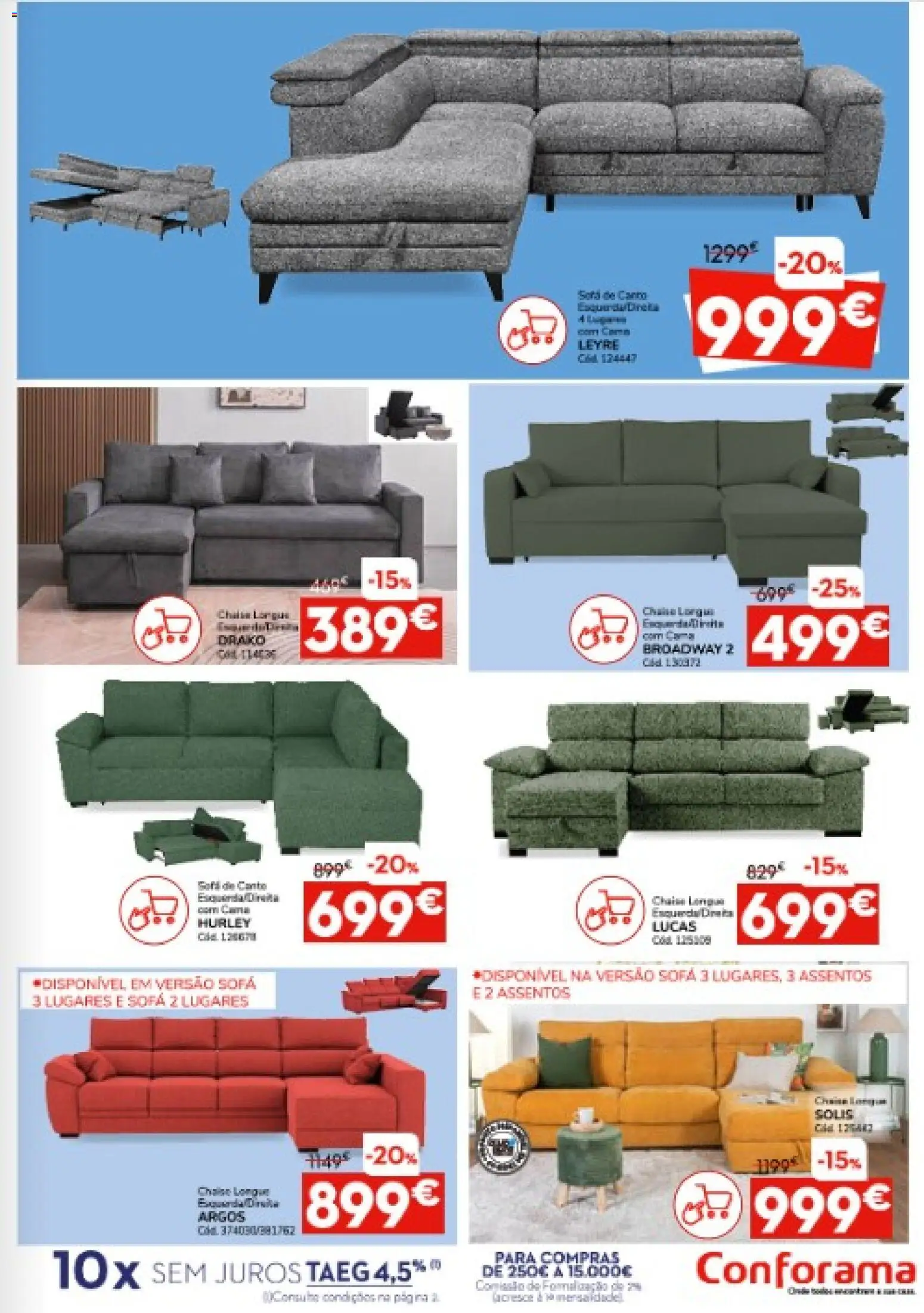 Conforama folheto │ válido de 05.02.2026 | Página: 15 | Produtos: Sofá