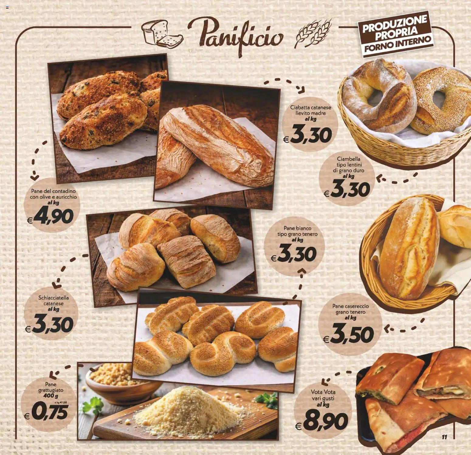 Volantino SuperConveniente del 06.03.2026 | Pagina: 11 | Prodotti: Pane, Olive, Forno