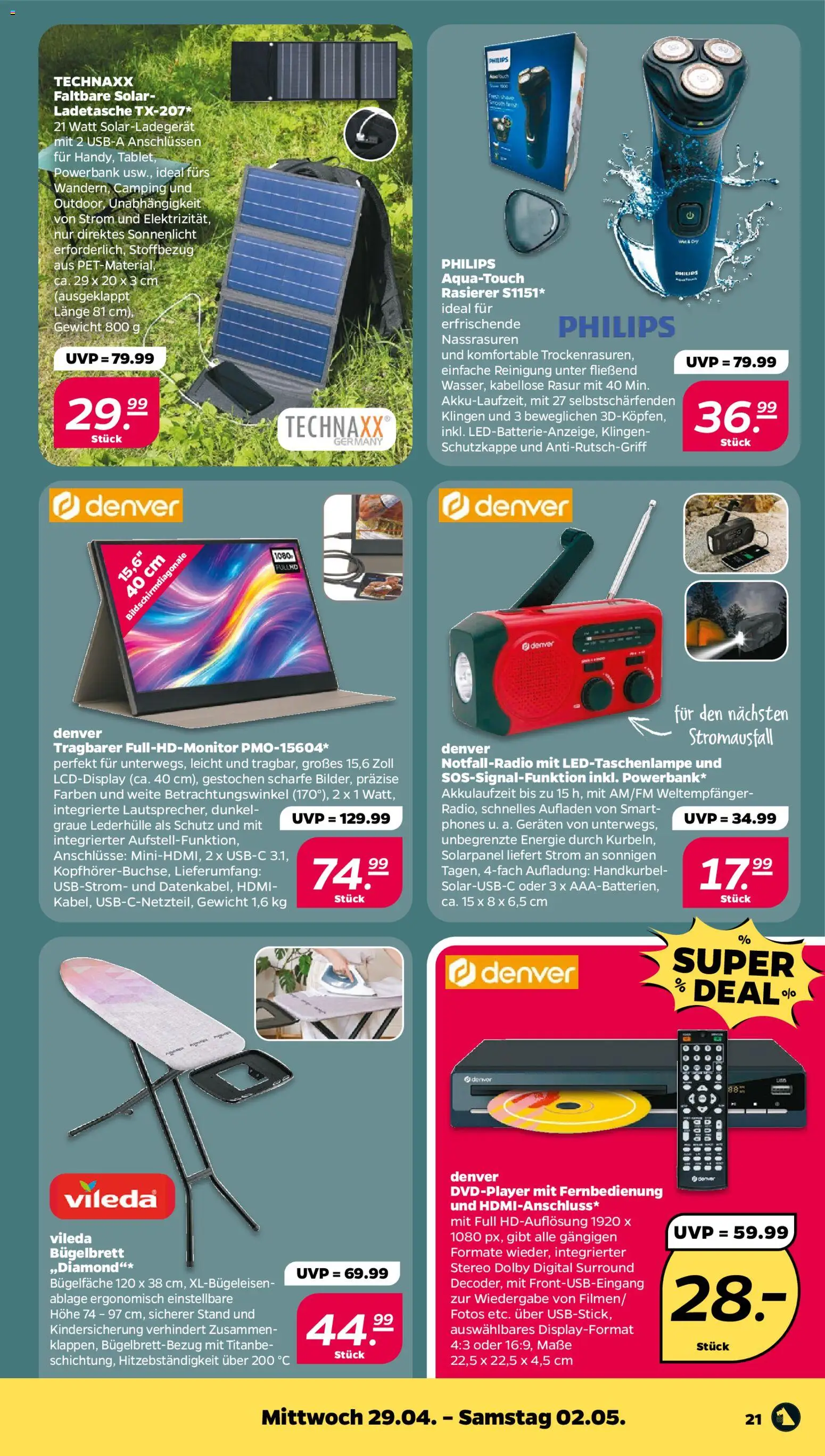 Netto Prospekt 	 – gültig ab 27.04.2026 | Seite: 25 | Produkte: Philips, Gewicht, Rasierer, Powerbank