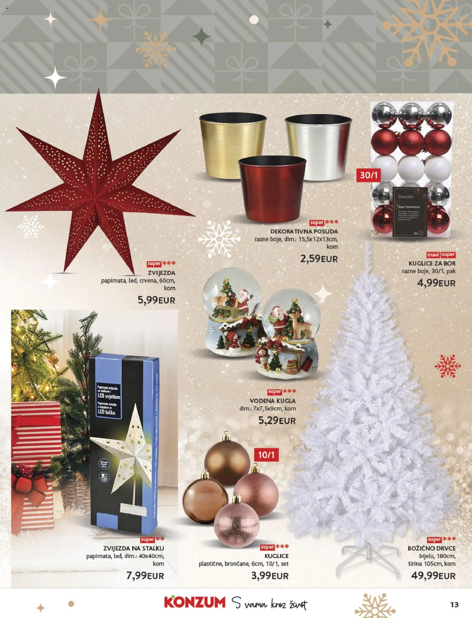 Konzum HR akciós ujság - amely érvényes a következő dátumtól: 24.11.2025 | Oldal: 13 | Termékek: Bor