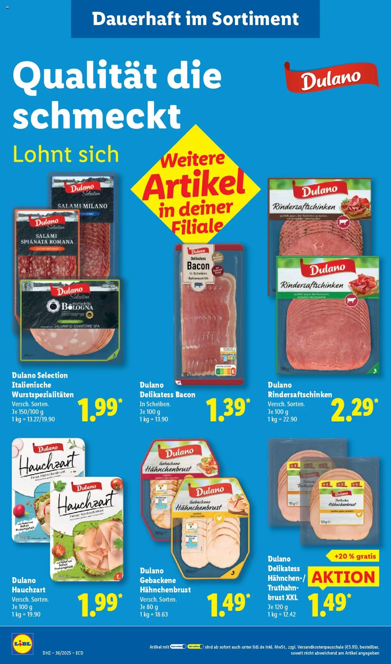 Lidl Prospekt 	 - gültig ab dem 01.09.2025 | Seite: 24 | Produkte: Salami, Hahnchenbrust