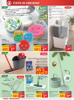 Spar katalog akcije – veljaven od 10.12.2025 | Stran: 34 | Izdelki: Kos, Gobica, Koš za smeti, Vedro