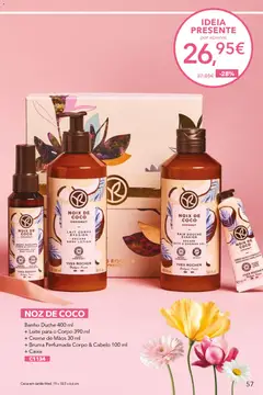 Pré-visualização Yves Rocher catálogo 6 válido de 17.04.2026 | Página: 57 | Produtos: Caixa, Leite, Banho, Creme