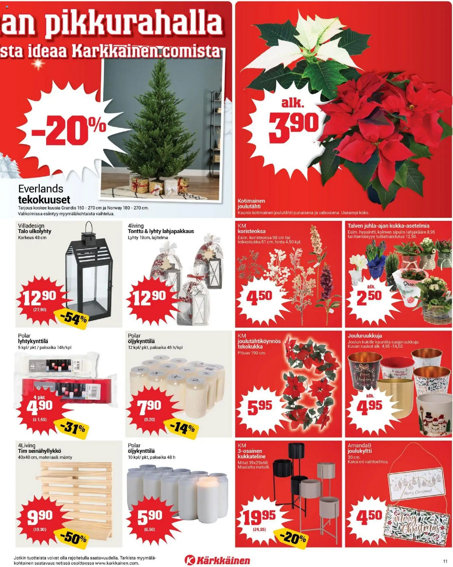 Kärkkäinen tarjoukset – voimassa 03.11.2025 alkaen | Sivu: 11 | Tuotteet: Lyhty