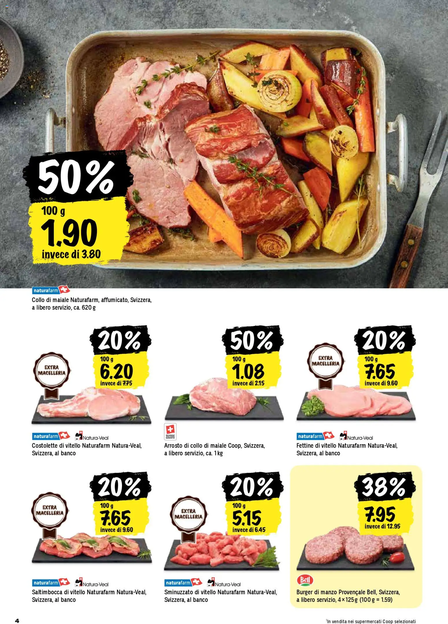 Coop aktionen IT – gültig ab 12.03.2026 | Seite: 4 | Produkte: Burger