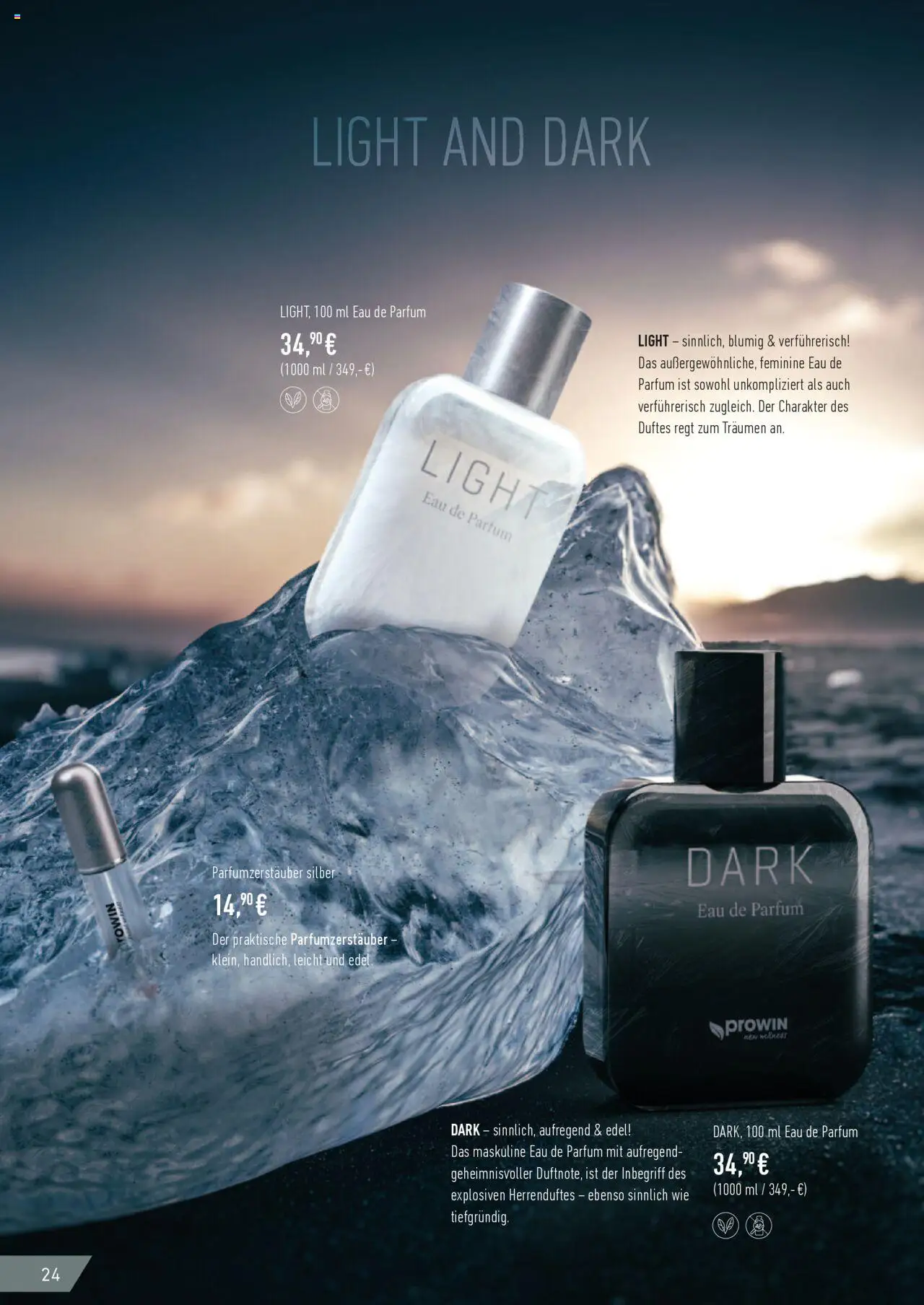 Katalog ProWin New Wellness  – gültig ab 01.10.2025 | Seite: 24 | Produkte: Parfüm, Eau de Parfum