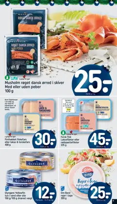 Fersk fisk Laksefileter eller rødspættefileter, Fersk fisk Laksefileter eller rødspættefileter 225 g gyldig fra 07.12.2025 | Side: 9