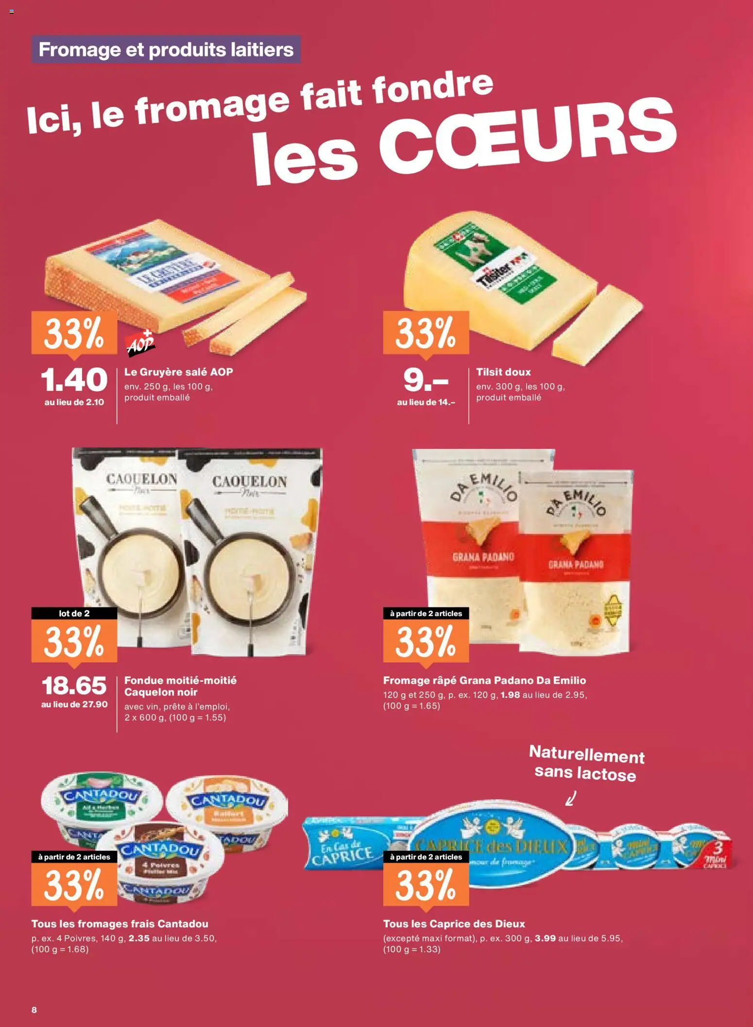 Migros Aktionen FR – gültig ab 13.01.2026 | Seite: 8 | Produkte: Fondue