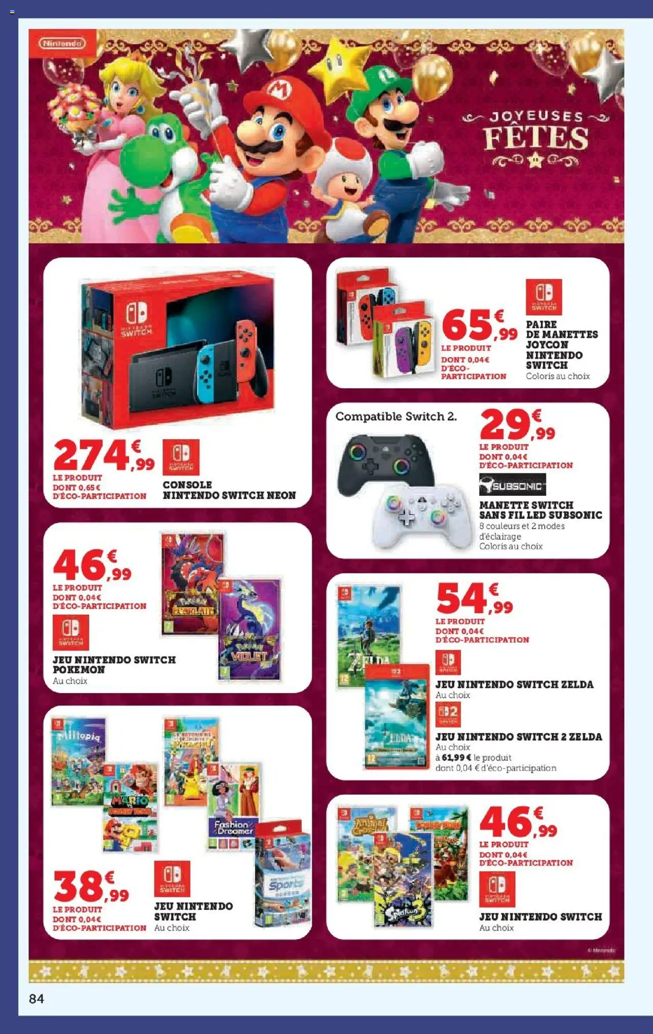 {H1} | Page: 84 | Produits: console Nintendo Switch