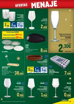 Vista previa Makro - Precios Navidad Centro válido desde el 24.11.2025 | Página: 55 | Productos: Vino, Vasos, Bandeja, Caja