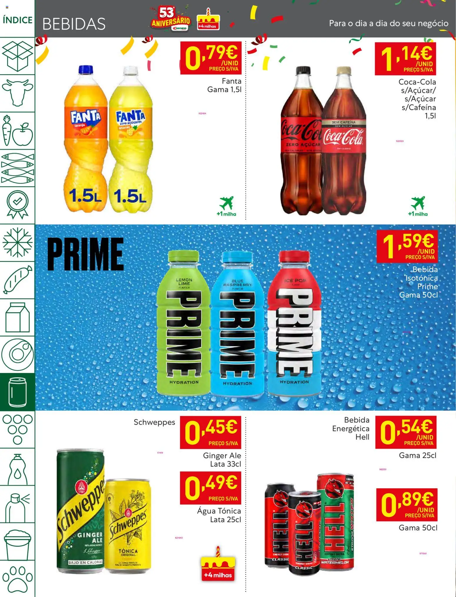 Recheio folheto │ válido de 28.10.2025 | Página: 34 | Produtos: Agua, Fanta, Açúcar, Bebida