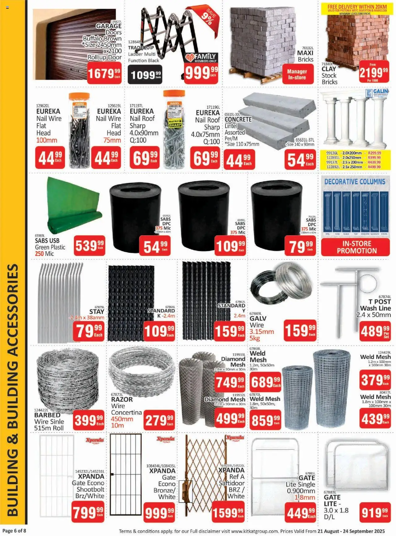 KIT KAT Cash & Carry Buildmart - Spring Leaflet │ valid from 21.08.2025 | Page: 6 | Products: USB, Gate, Stock, Clay