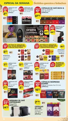 Pré-visualização CÁPSULAS DE CAFÉ DELTA Q, Todas as variedades Emb. 10 Unid. válido de 07.04.2026 | Página: 28 | Produtos: Máquina de café, Delta q, Bolachas, Café