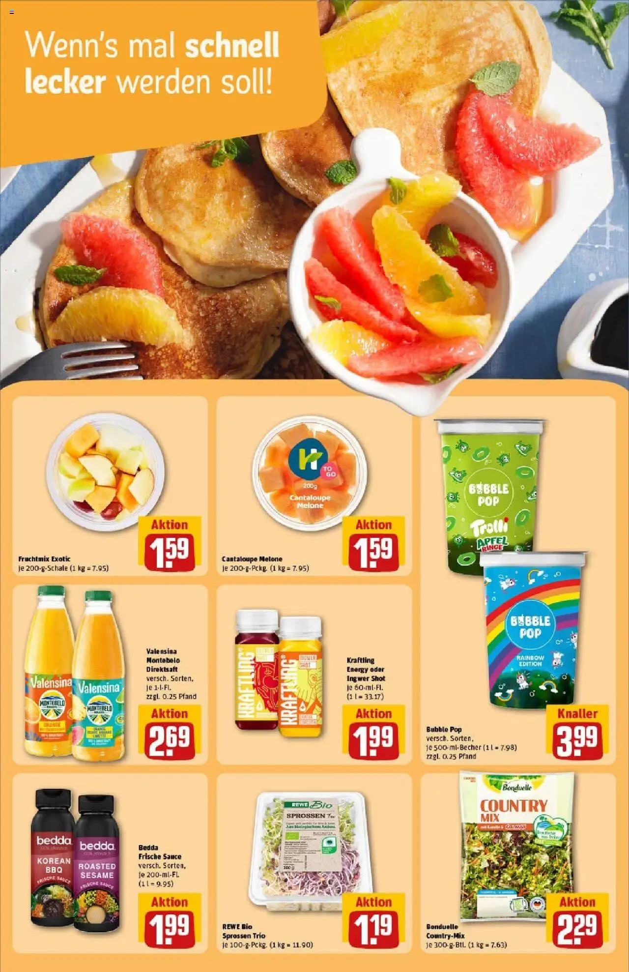 Rewe prospekt Euskirchen	 - gültig ab dem 20.07.2025 | Seite: 23 | Produkte: Energy, Äpfel, Valensina, Melone