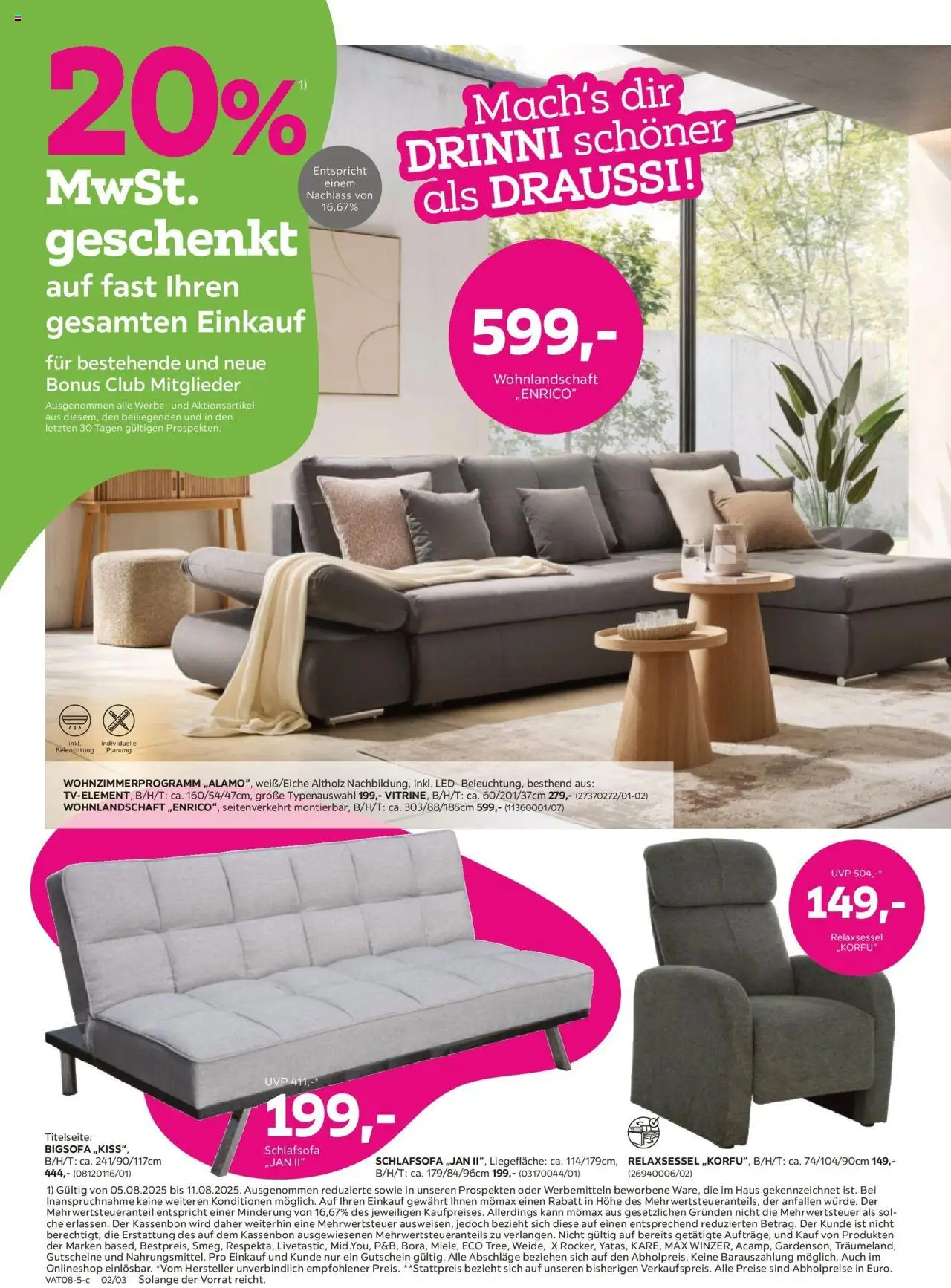 Mömax Prospekt aktuell gültig ab 05.08.2025 | Seite: 2