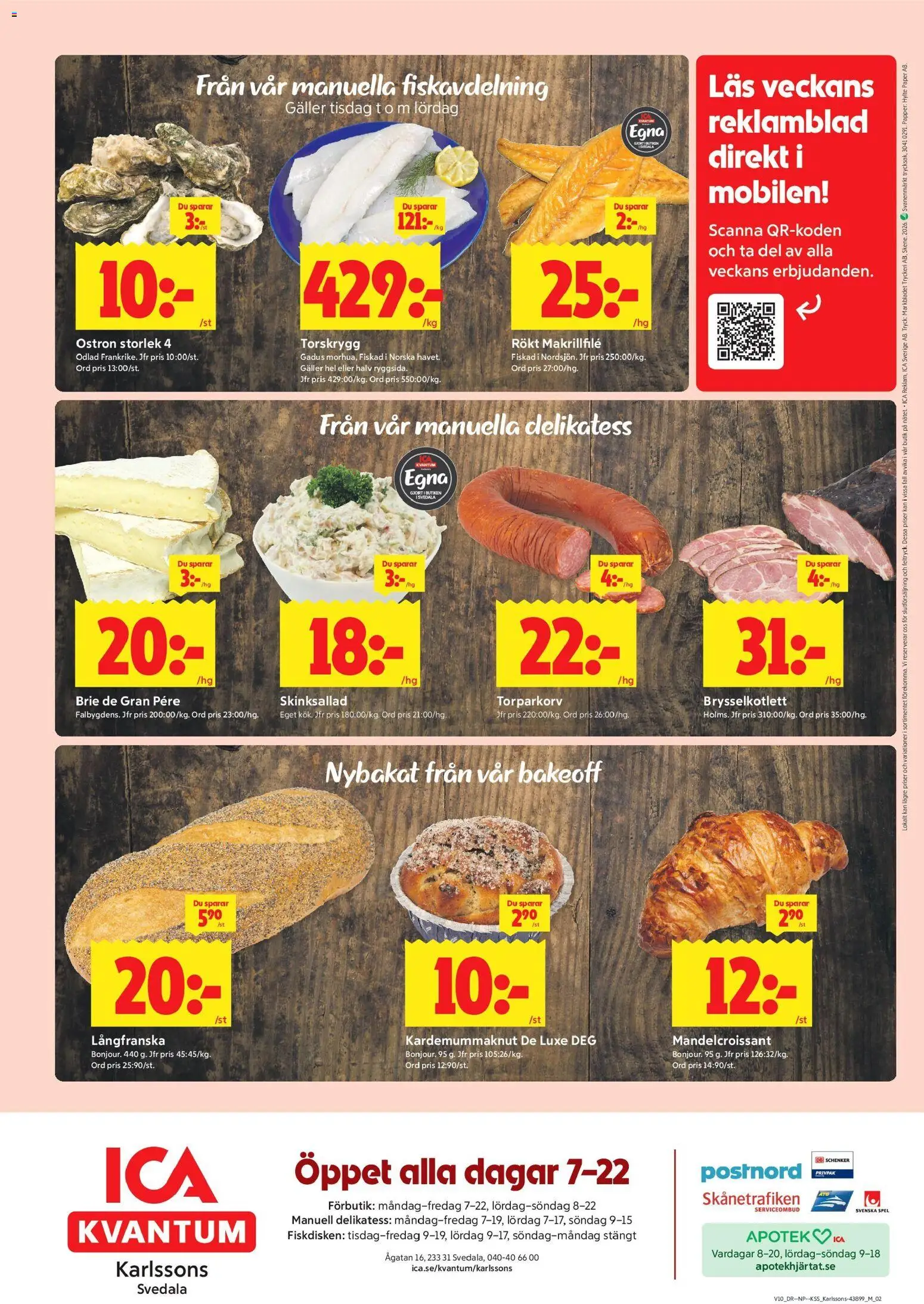 ICA Kvantum reklamblad aktuell från 02.03.2026 | Sida: 10 | Produkter: Galler, Papper, Spel
