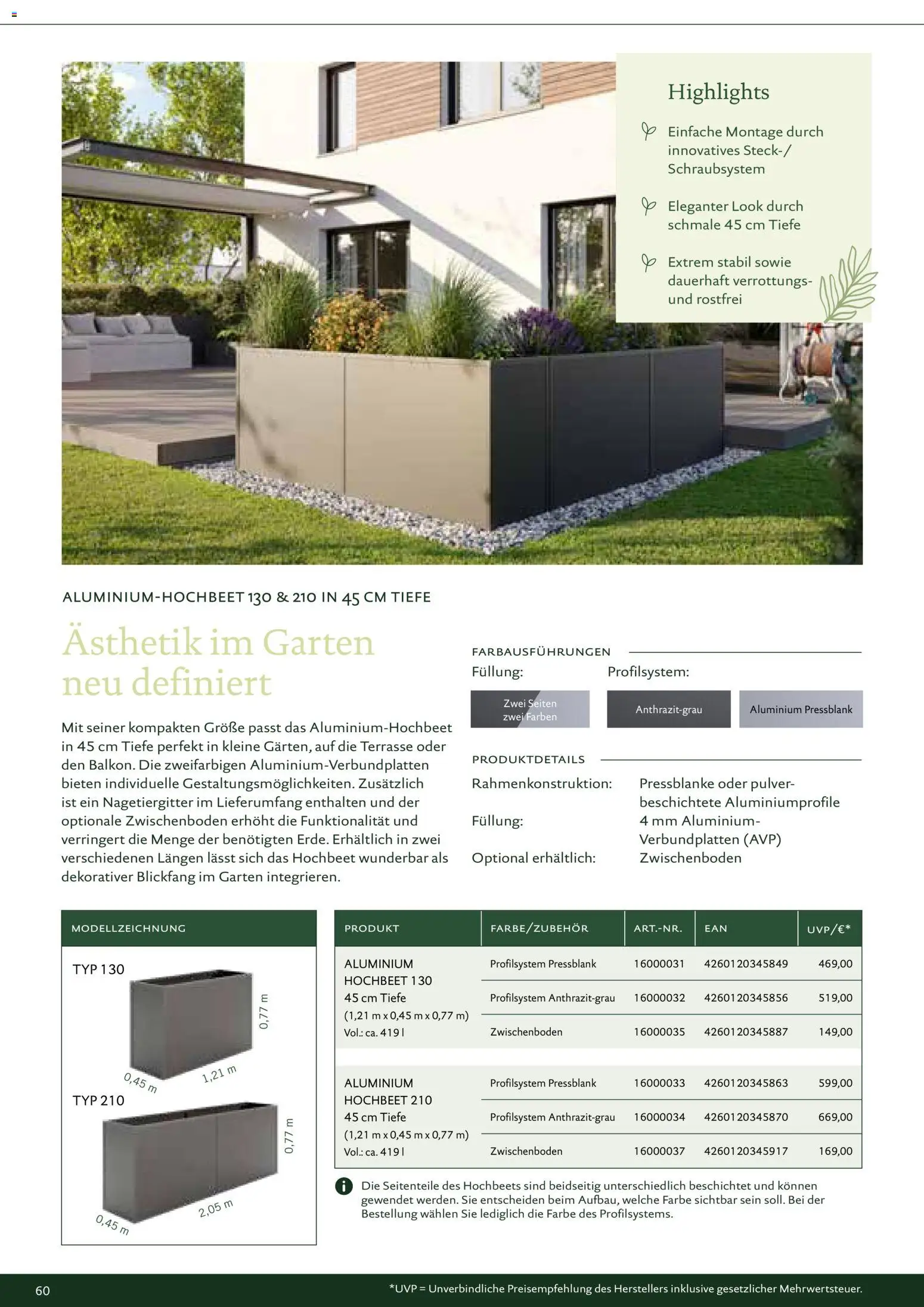 Dehner KGT – Kreative Gartentechnik – gültig ab 01.01.2026 | Seite: 60 | Produkte: Hochbeet