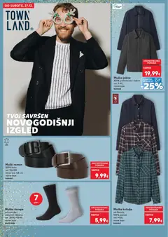 Muška košulja, od flanela 100% pamuk vel. M-XL razne boje komad - Pregled kataloga iz trgovine Kaufland, vrijedi od 27.12.2025 | Stranica: 12