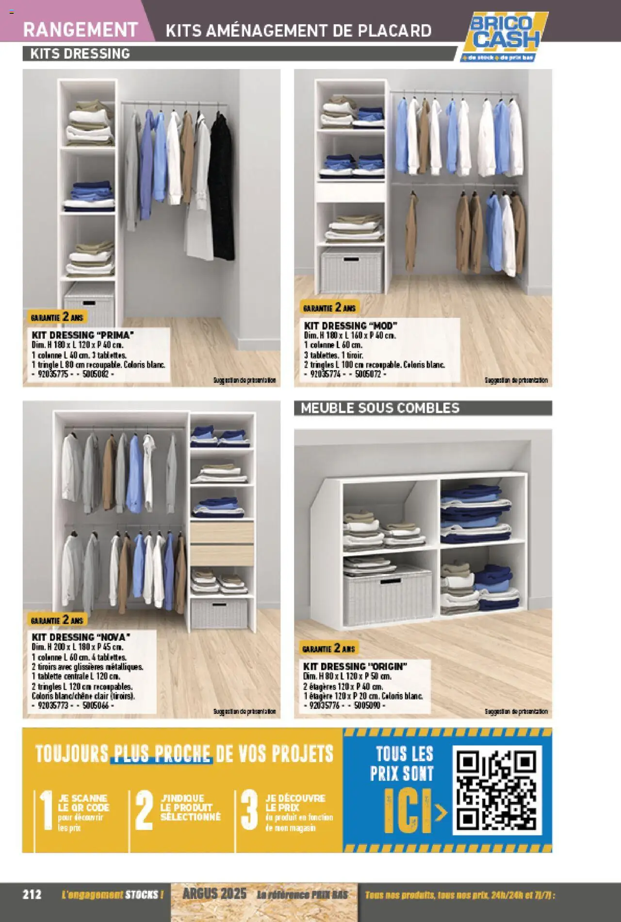 {H1} | Page: 212 | Produits: Meuble, Kit dressing, Tiroirs, Dressing