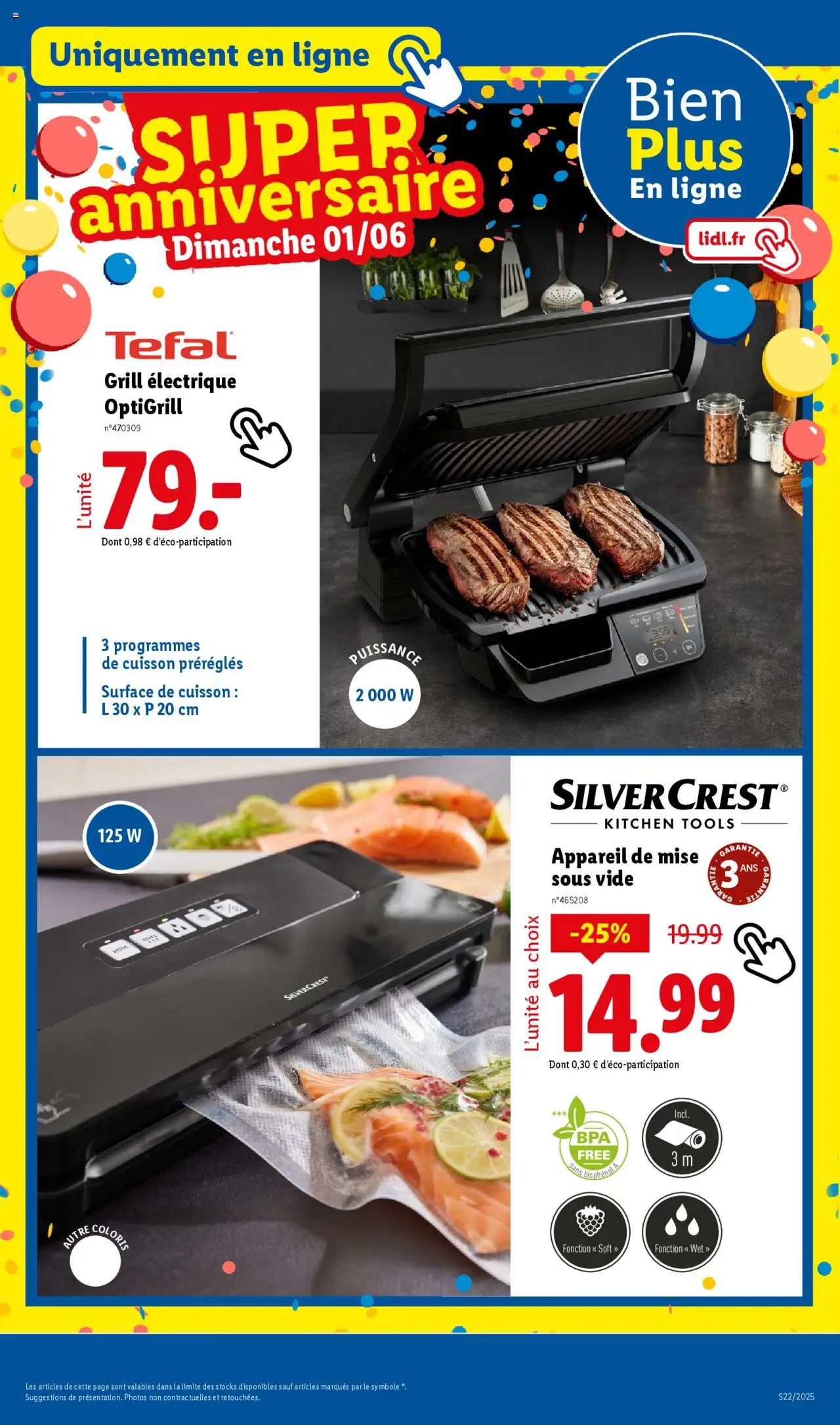  | Page: 27 | Produits: Grill, Appareil de mise sous vide, Tefal