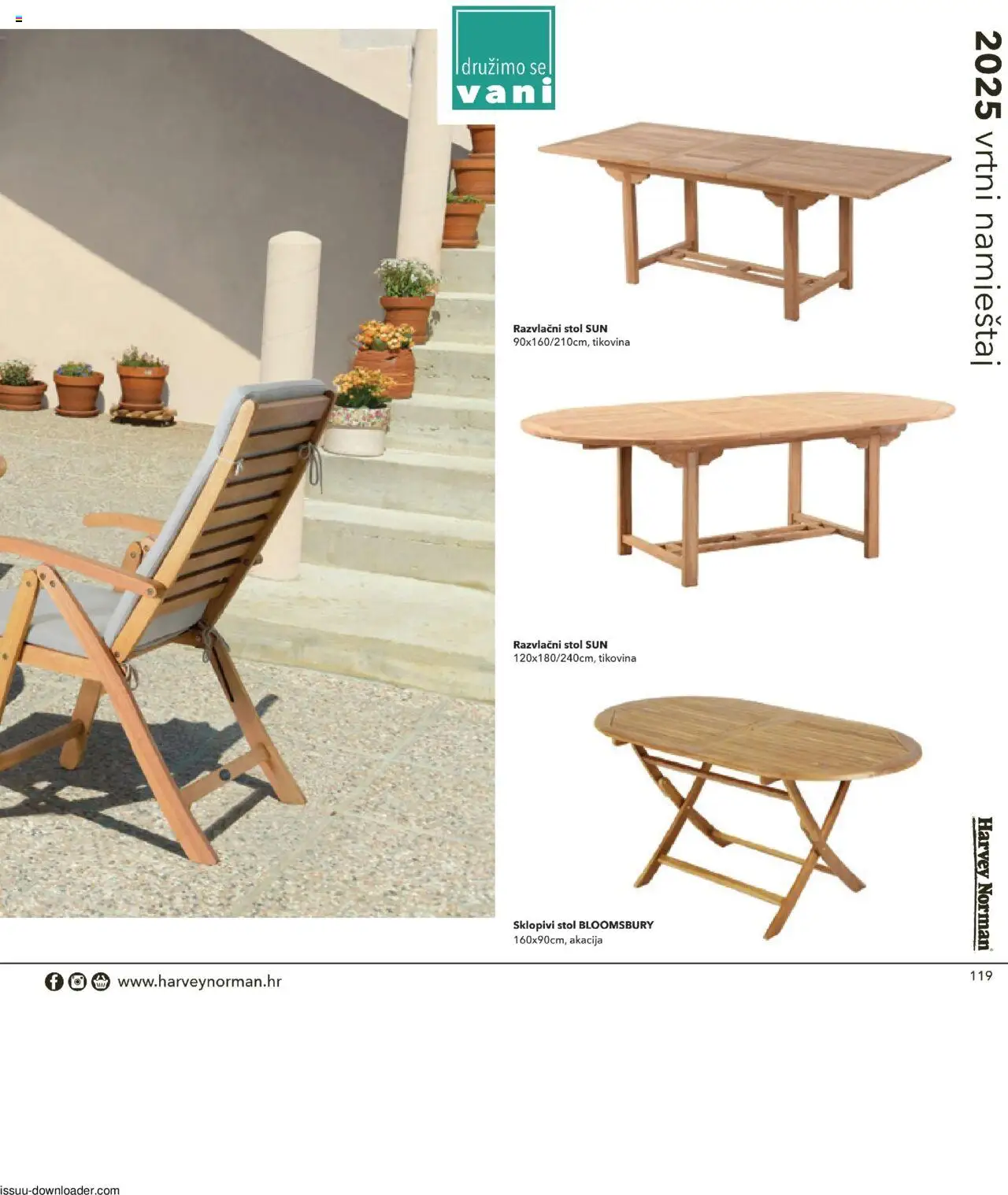 Harvey Norman katalog | vrijedi od 19.03.2025 | Stranica: 119 | Proizvodi: Stol