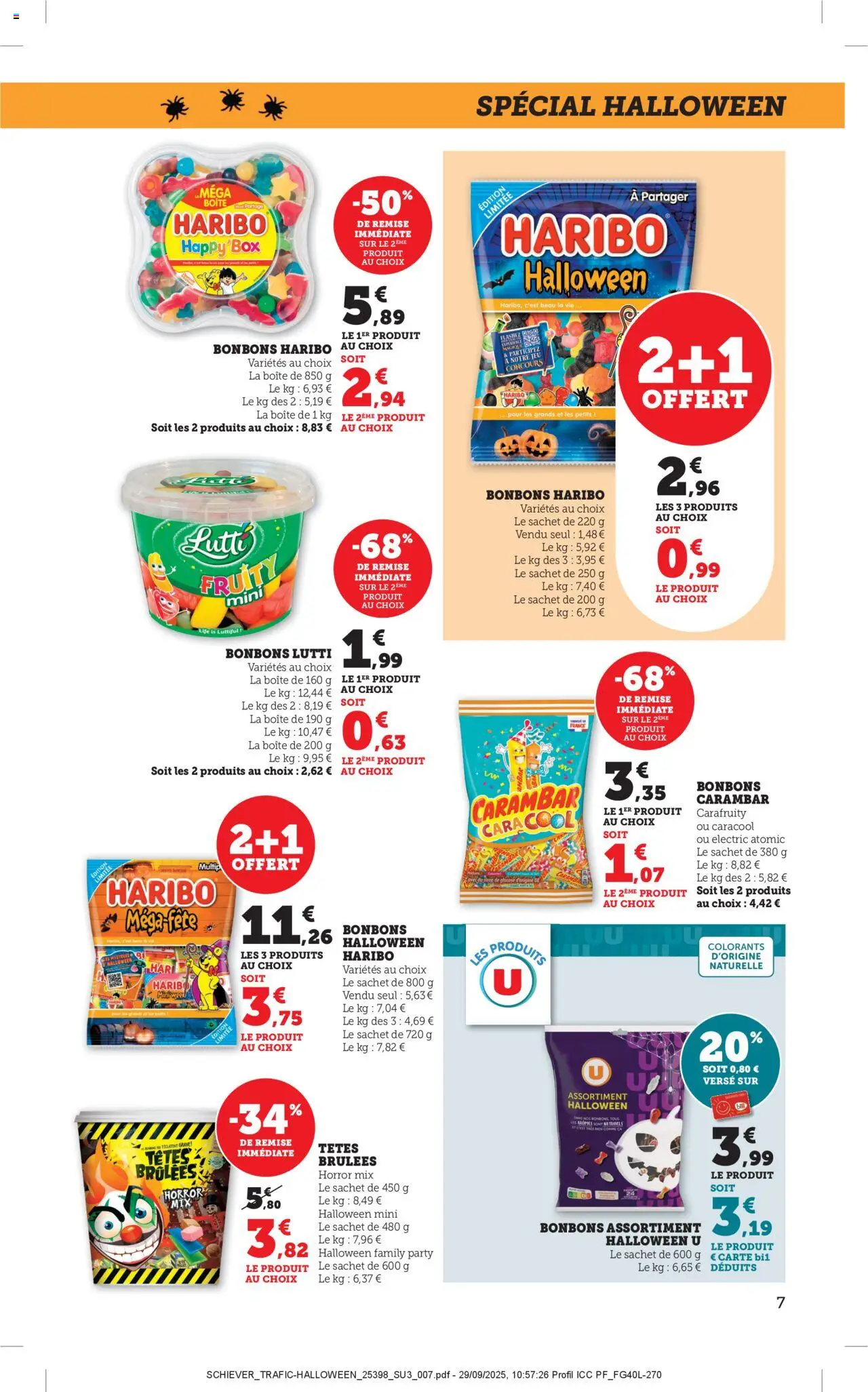 {H1} | Page: 7 | Produits: Bonbons Haribo, Bonbons
