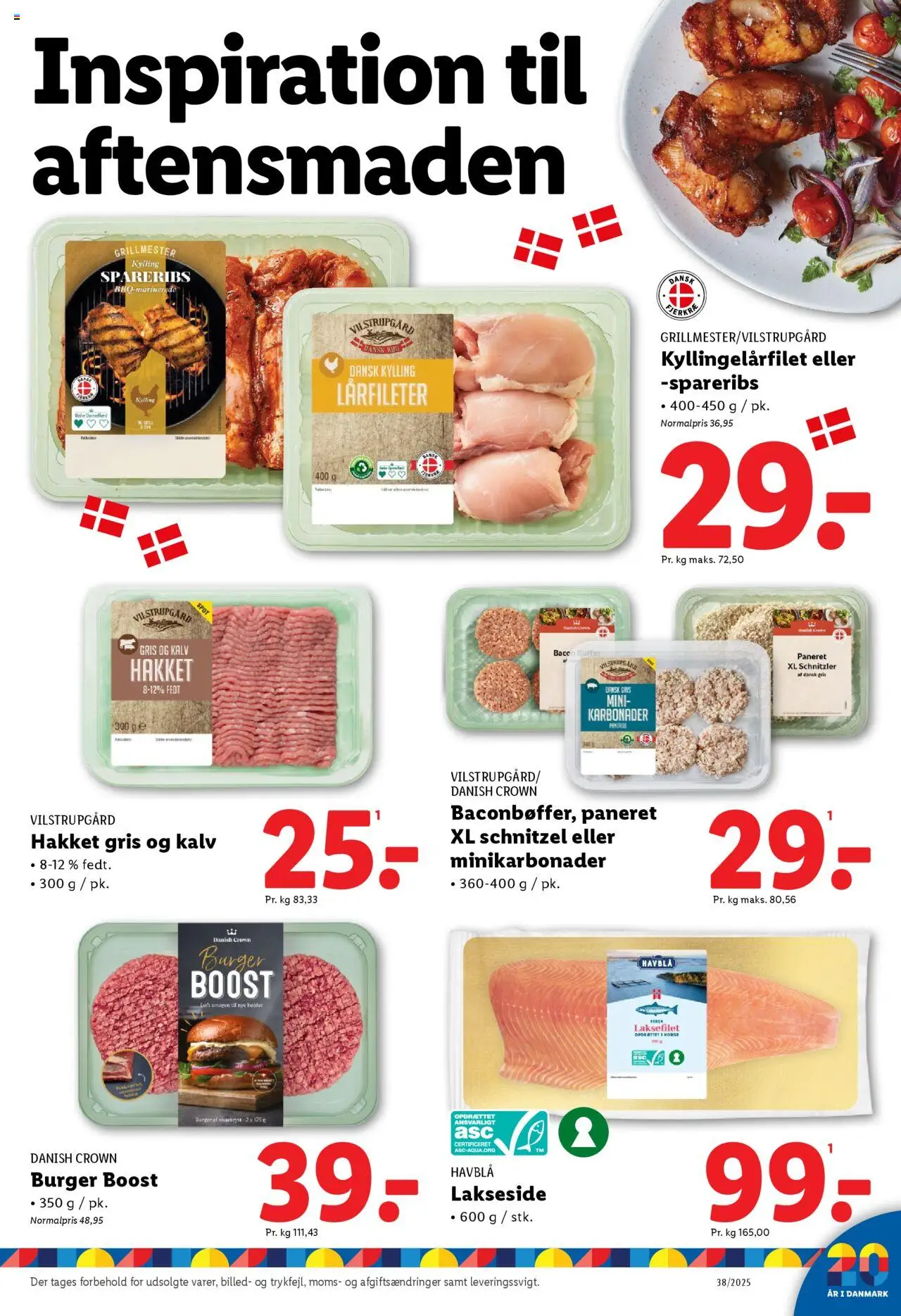 Lidl tilbudsavis – gyldig fra 18.09.2025 | Side: 16 | Produkter: Spareribs, Schnitzler, Bacon