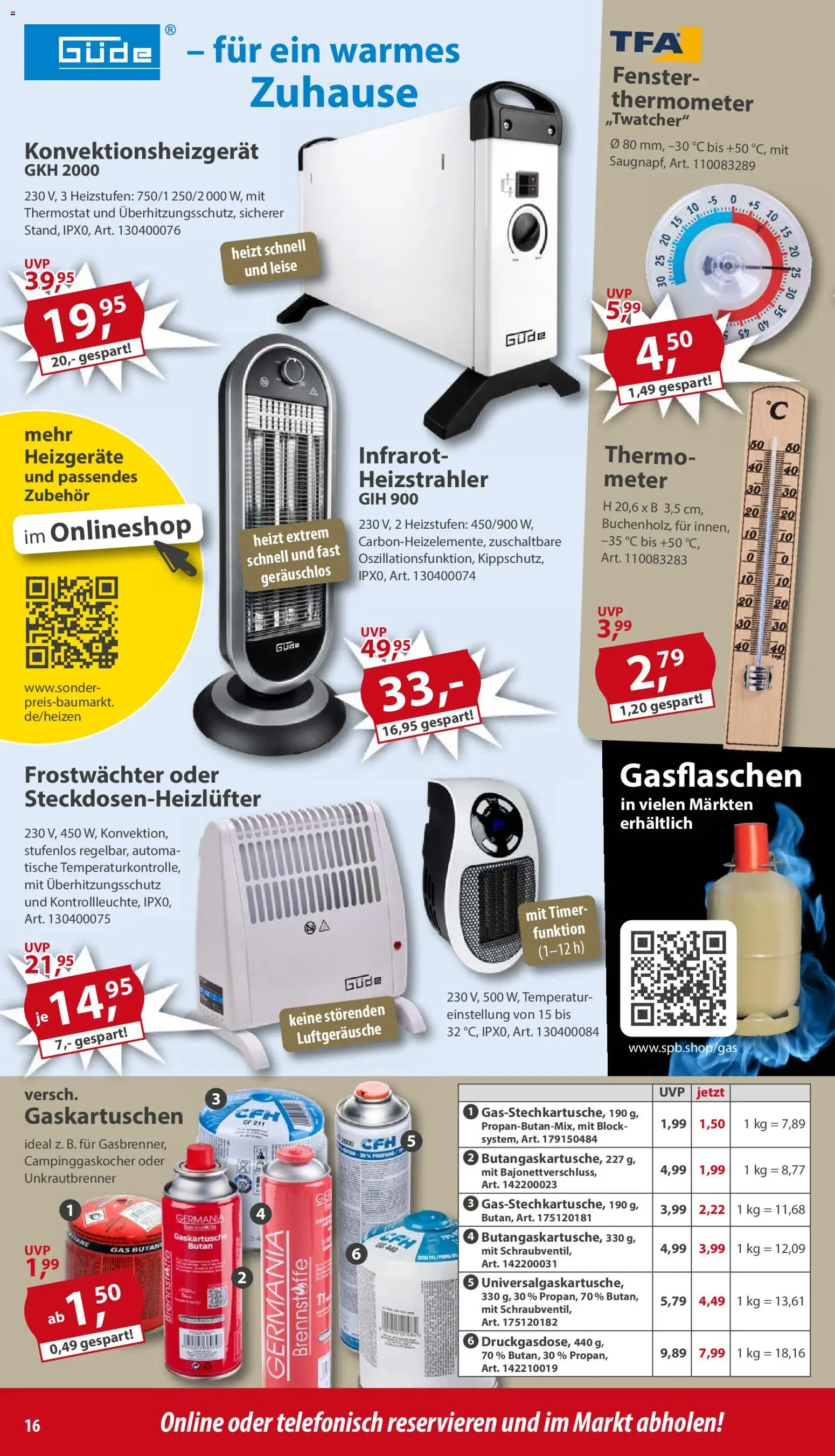 Sonderpreis Baumarkt Prospekt 	 – gültig ab 06.12.2025 | Seite: 16 | Produkte: Thermometer