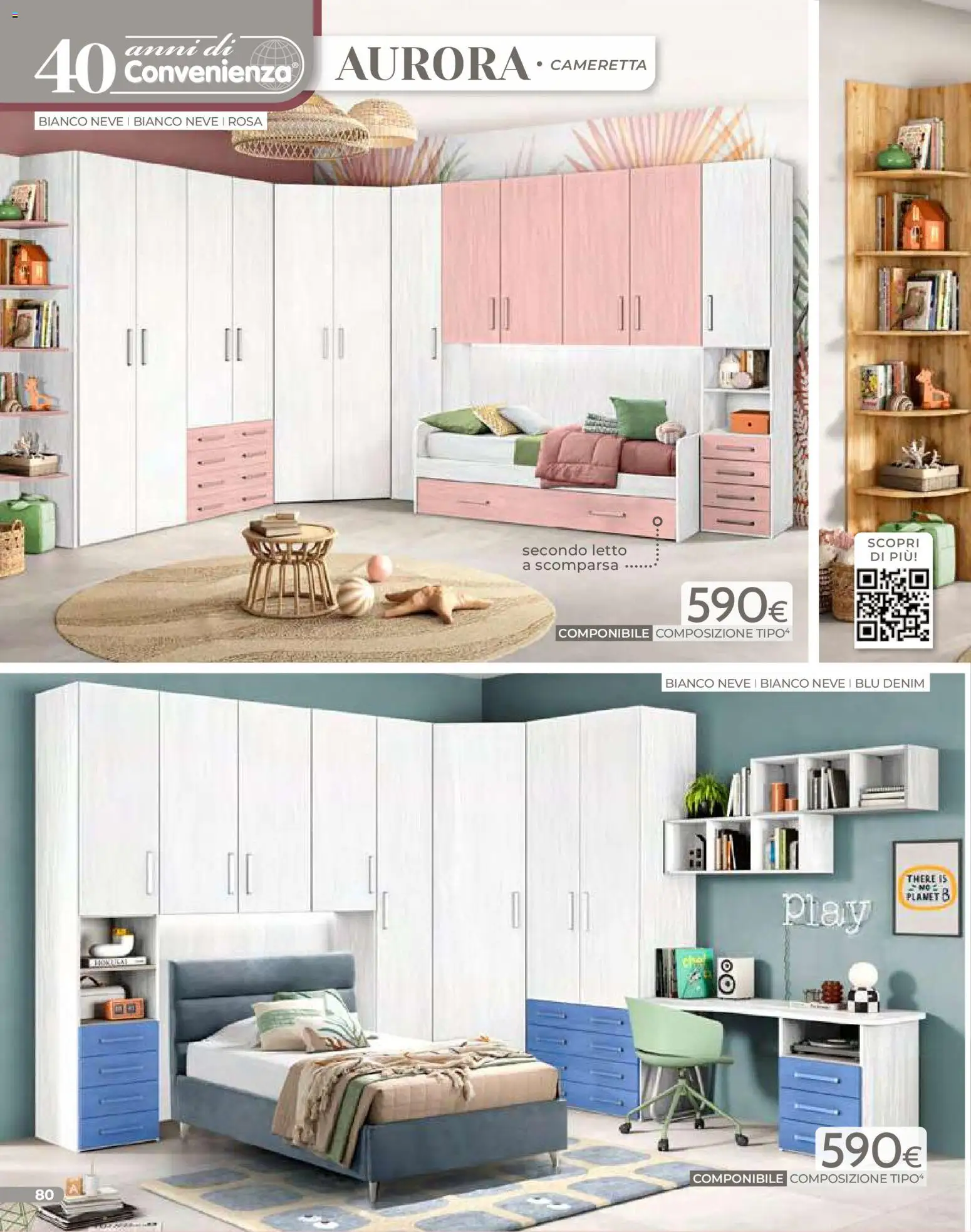 Volantino Mondo Convenienza del 01.01.2026 | Pagina: 82 | Prodotti: Letto