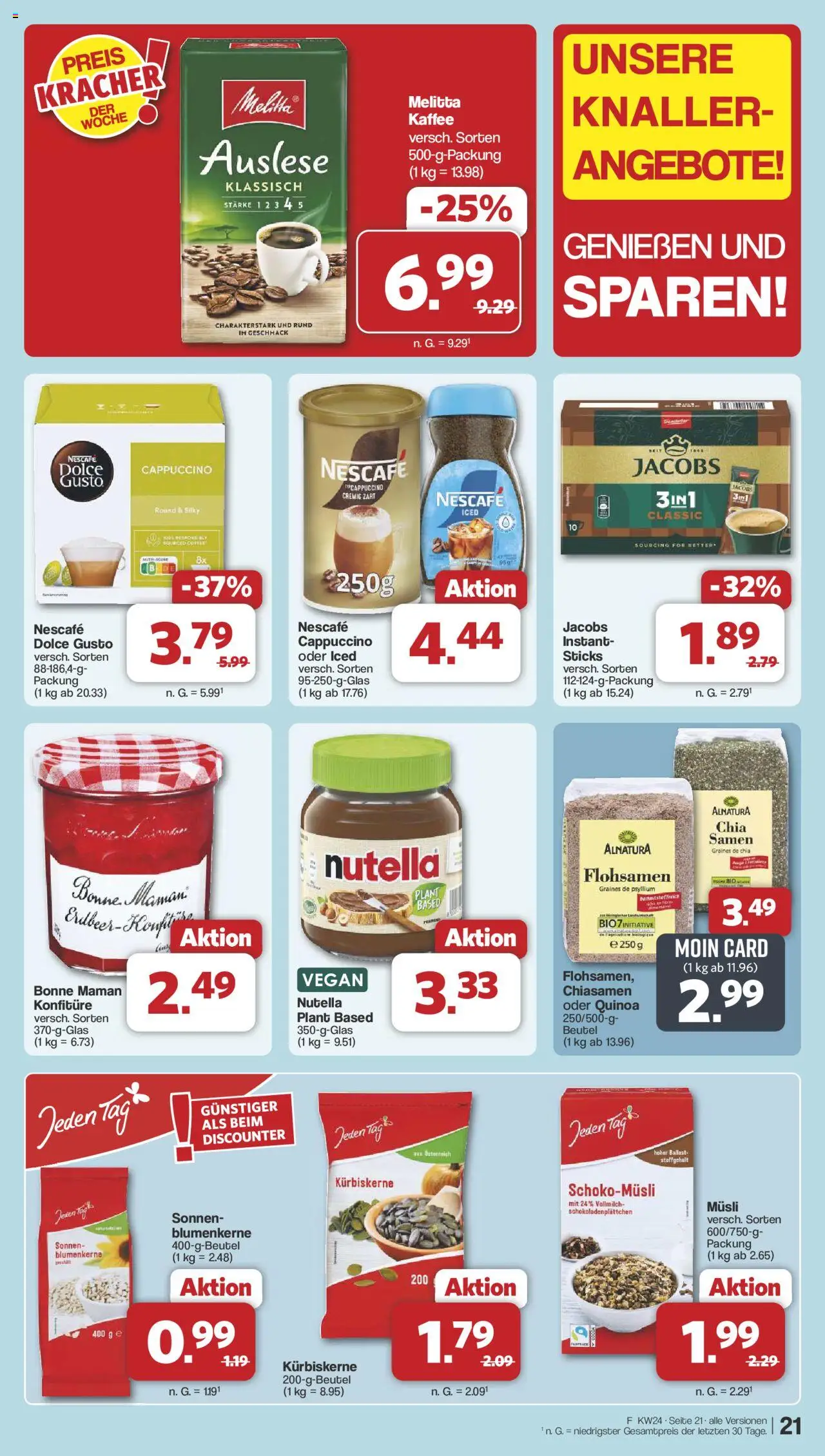 Famila Nordwest Prospekt 	 - gültig ab dem 10.06.2025 | Seite: 27 | Produkte: Melitta, Nescafe, Nutella, Dolce gusto