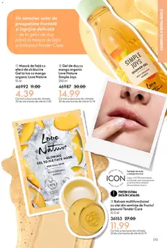 Ofertele Oriflame valabile de la 11.02.2026 | Pagină: 173 | Produse: Semințe, Balsam, Gel de duș, Mango