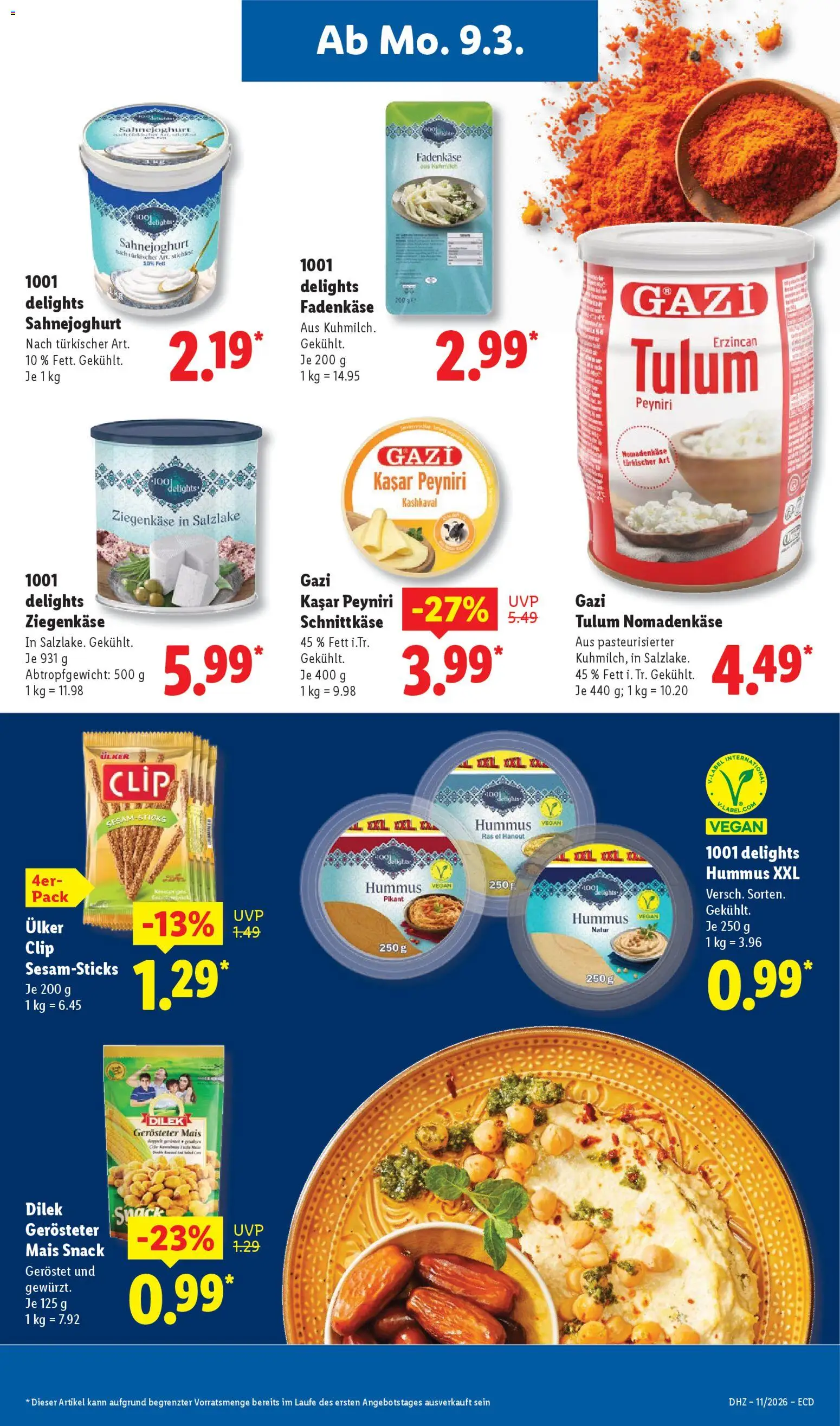 Lidl Prospekt – gültig ab 09.03.2026 | Seite: 33 | Produkte: Ziegenkäse