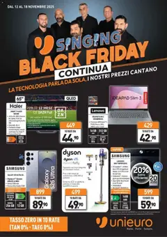 Anteprima del volantino Unieuro - Black Friday valido a partire dal 12.11.2025