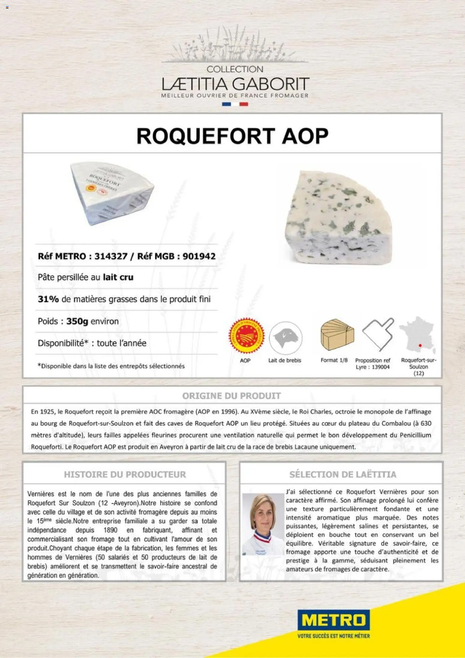 {H1} | Page: 20 | Produits: Plateau, Poids, Lait, Fromage