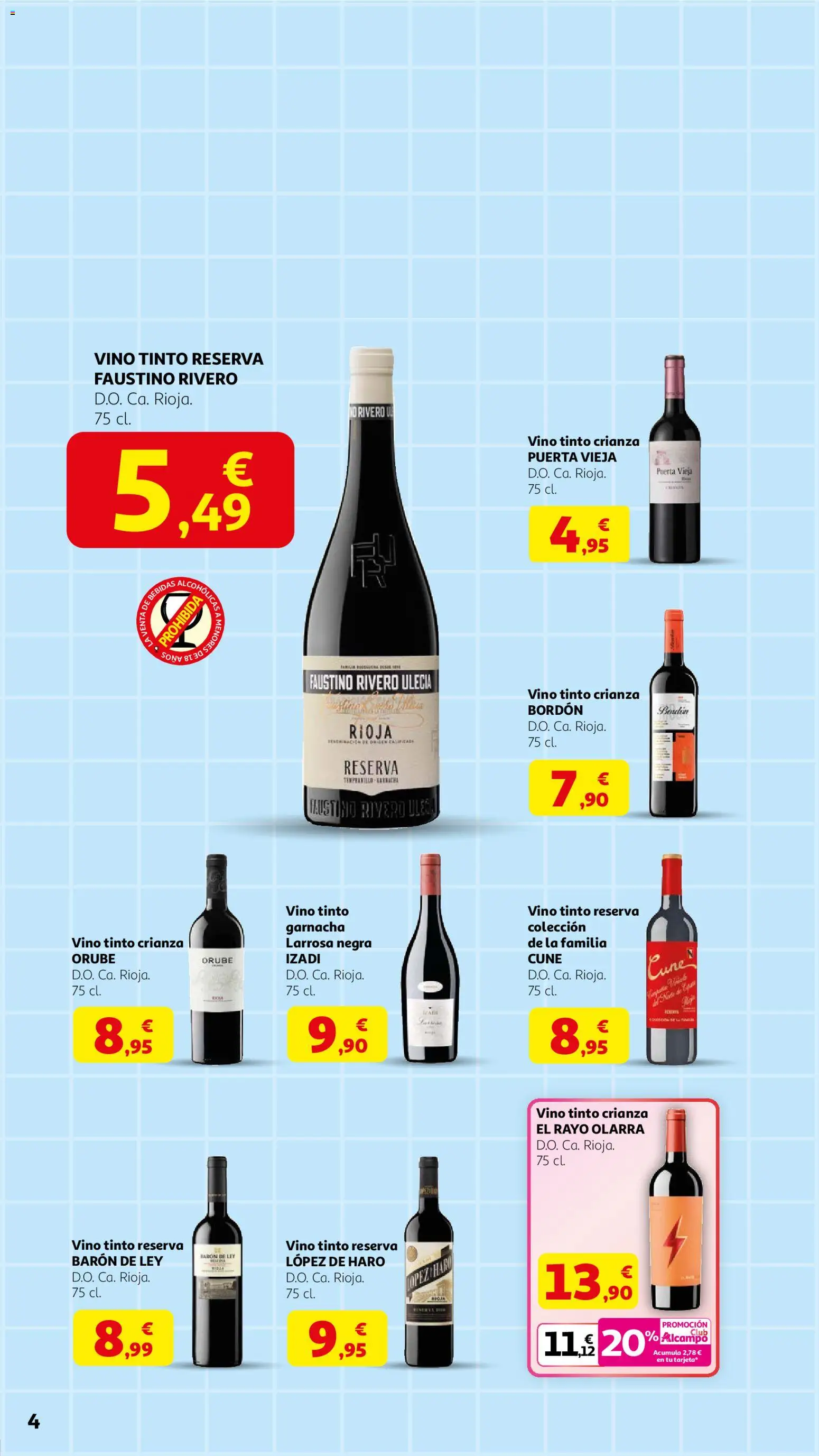 Alcampo - Dia del Padre │ válido desde el 04.03.2026 | Página: 4 | Productos: Vino