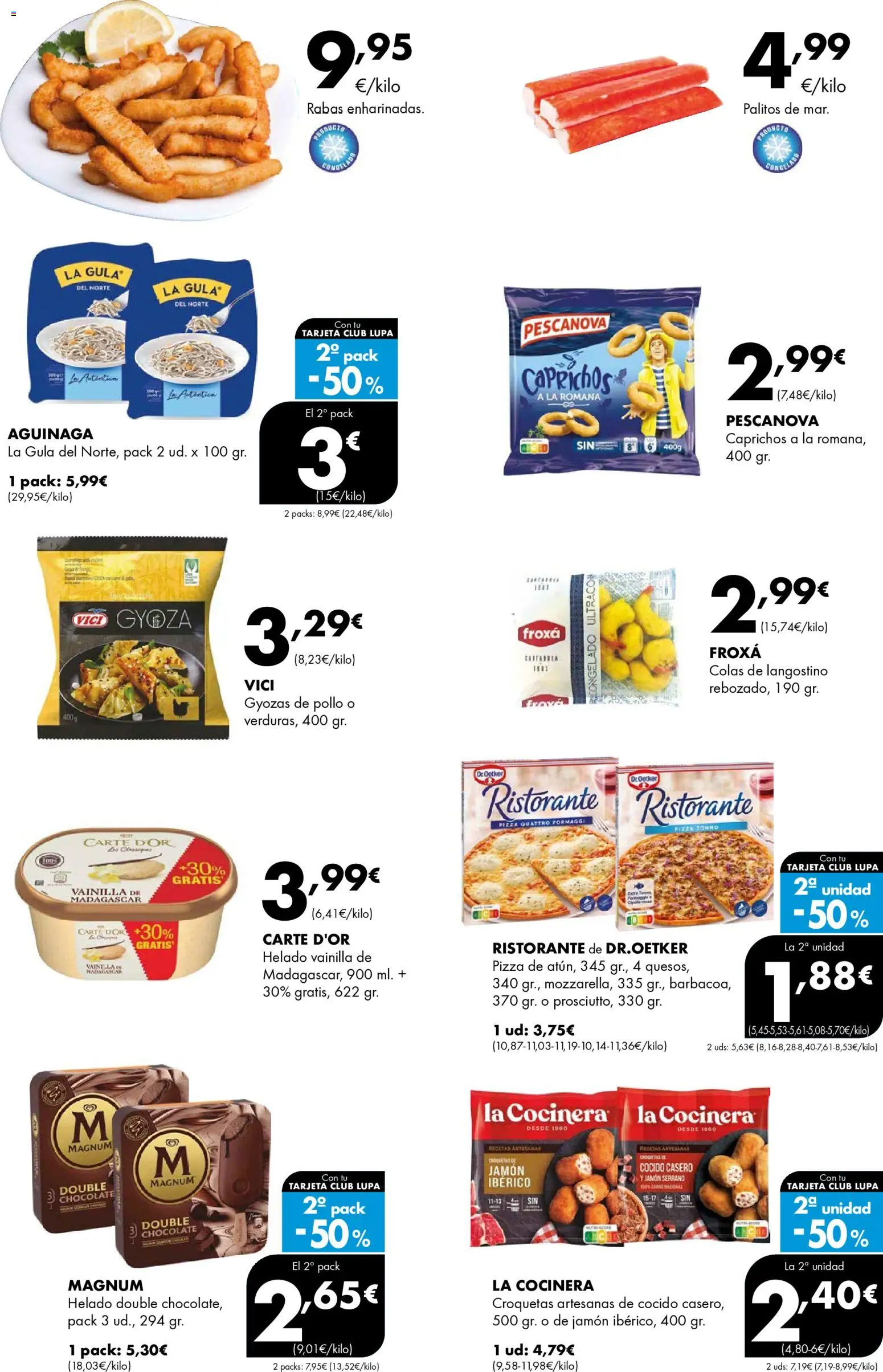 Lupa Supermercados folleto │ válido desde el 27.11.2025 | Página: 7 | Productos: Chocolate, Jamón, Helado, Croquetas