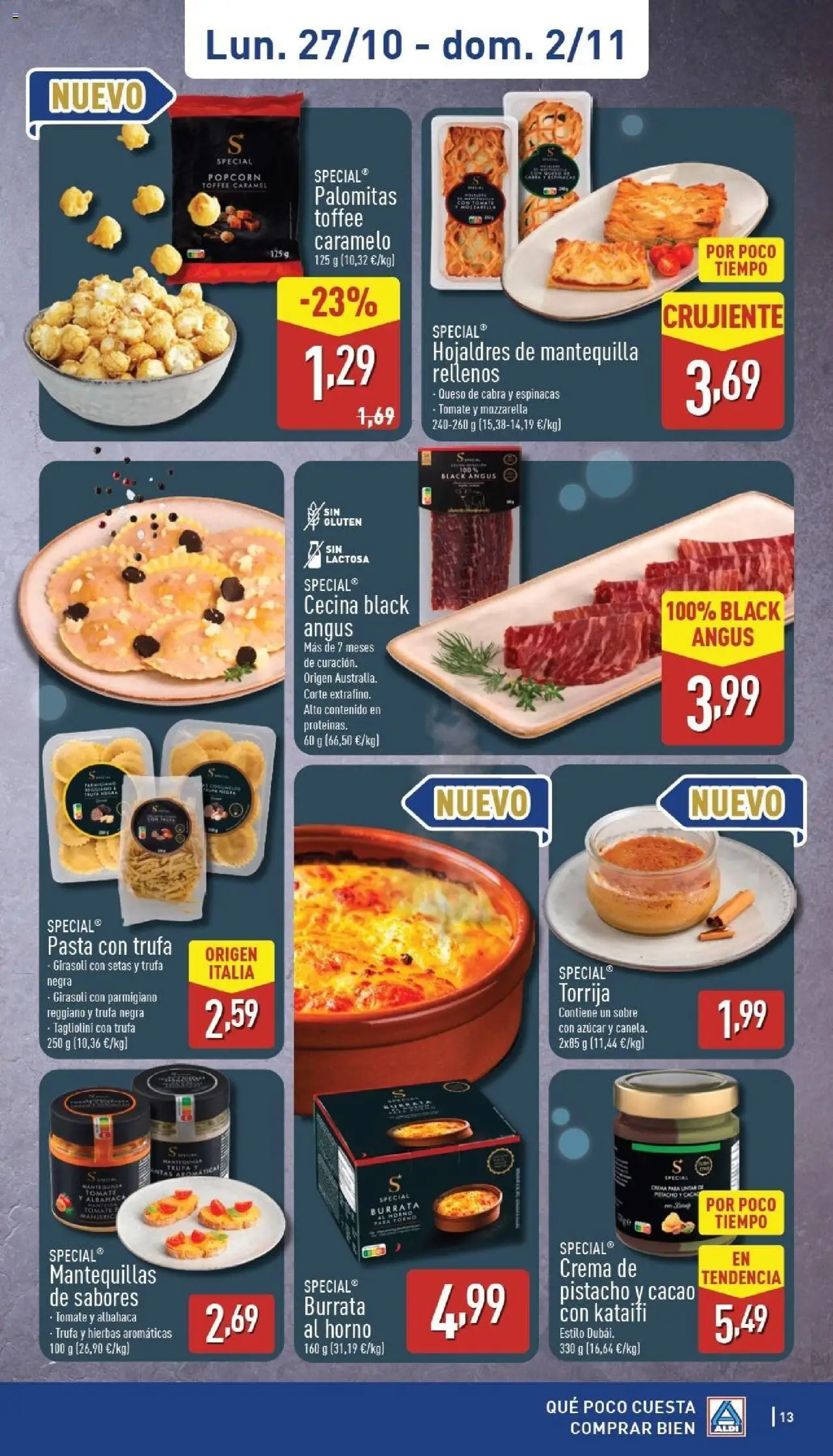 Aldi folleto Baleares │ válido desde el 27.10.2025 | Página: 13 | Productos: Pasta, Crema, Horno, Συσκευή ροής