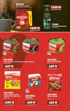 CBA akciós újság - amely érvényes a következő dátumtól: 16.04.2026 | Oldal: 4