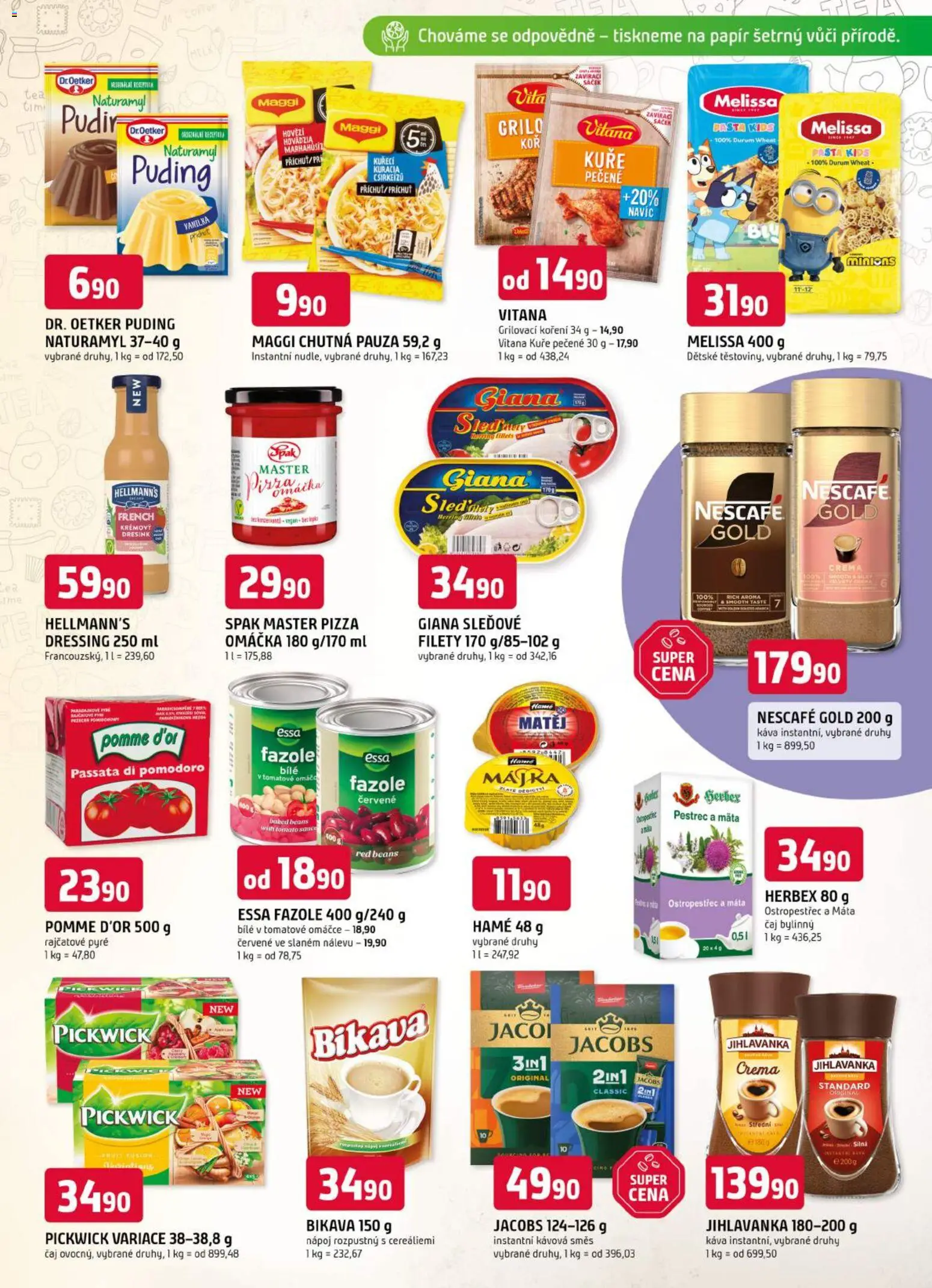 Trefa leták od 29.04.2026 | Strana: 7 | Produkty: Maggi, Puding, Jacobs, Fazole