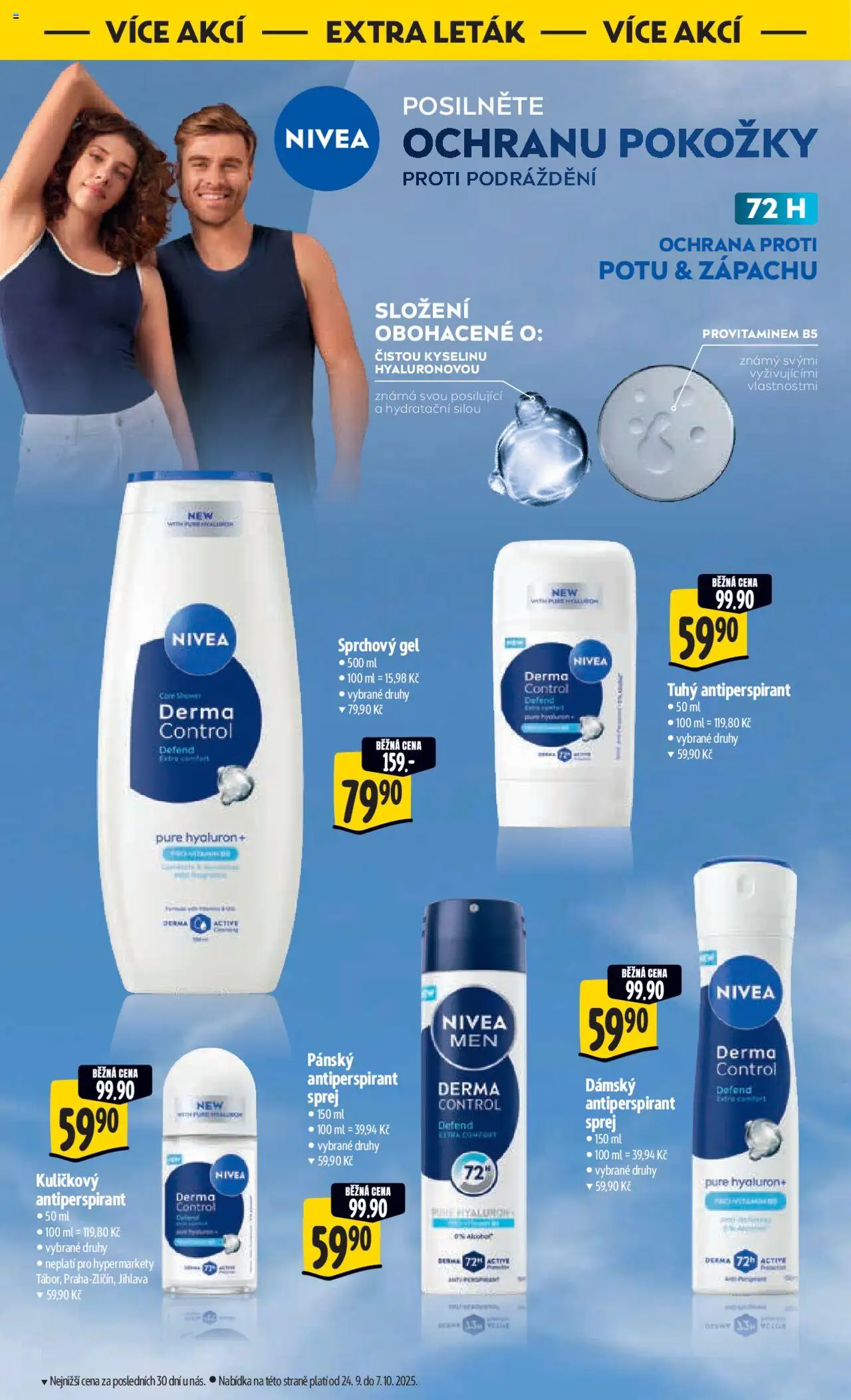 Albert leták - Hypermarket od 24.09.2025 | Strana: 49 | Produkty: Sprchový gel, Antiperspirant, Nivea