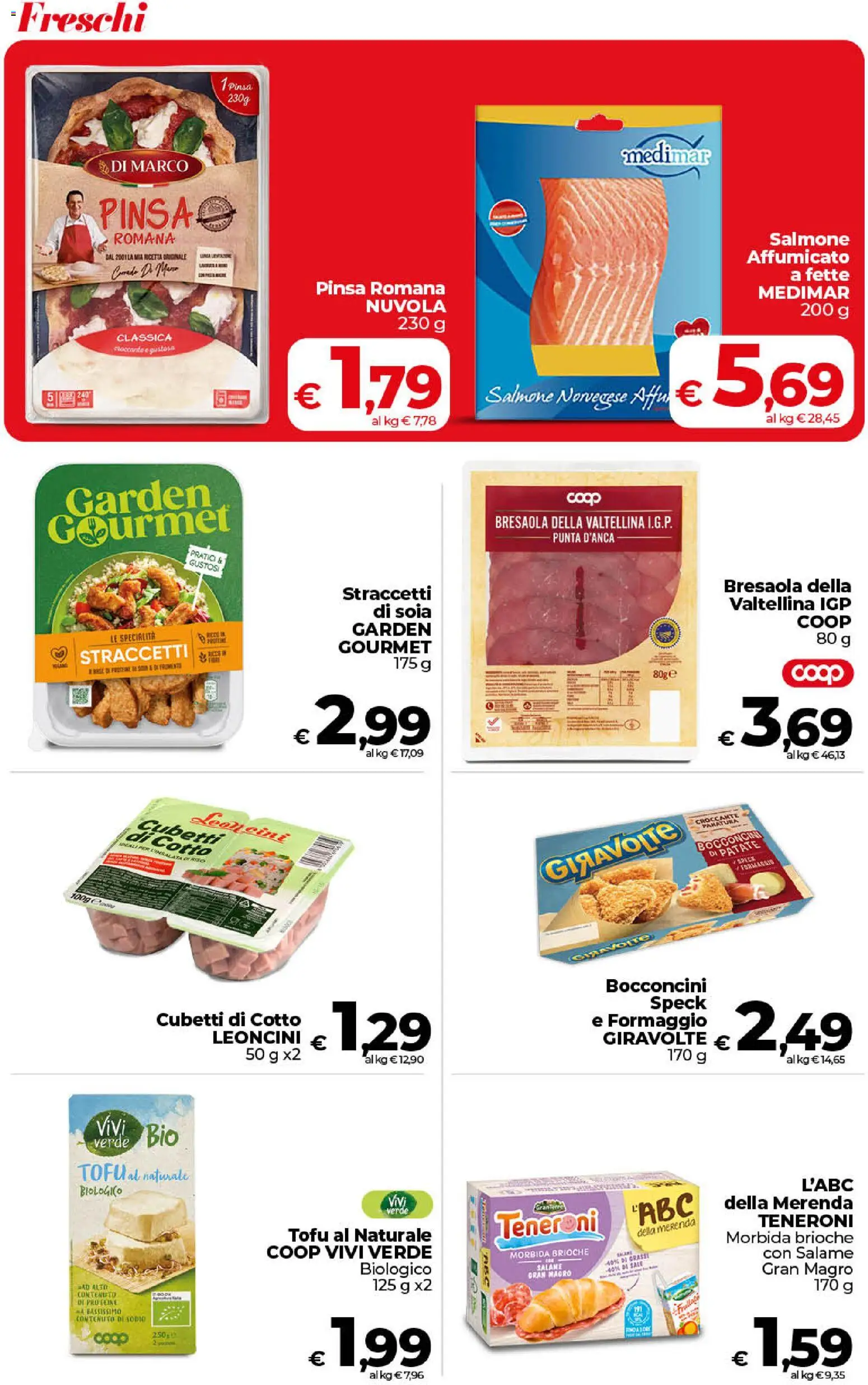 Volantino COOP del 17.04.2026 | Pagina: 11 | Prodotti: Salame, Bresaola, Patate, Tofu
