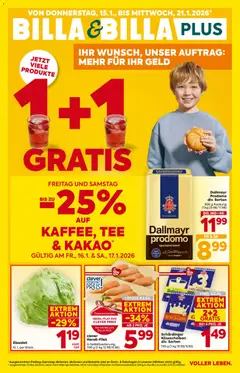 Billa Flugblatt ab 15.01.2026 gültig