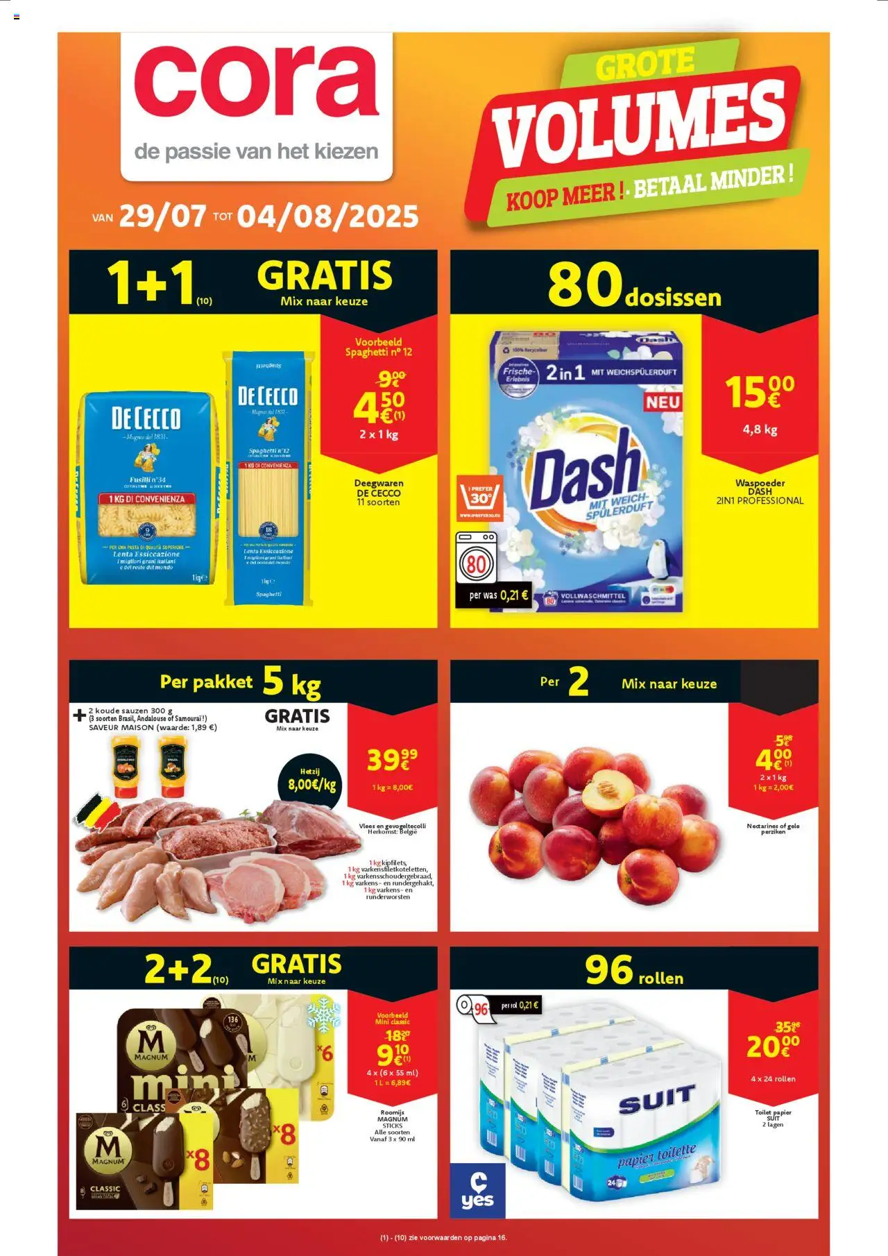  | Pagina: 1 | Producten: Pasta, Papier, Toilet, Nectarines