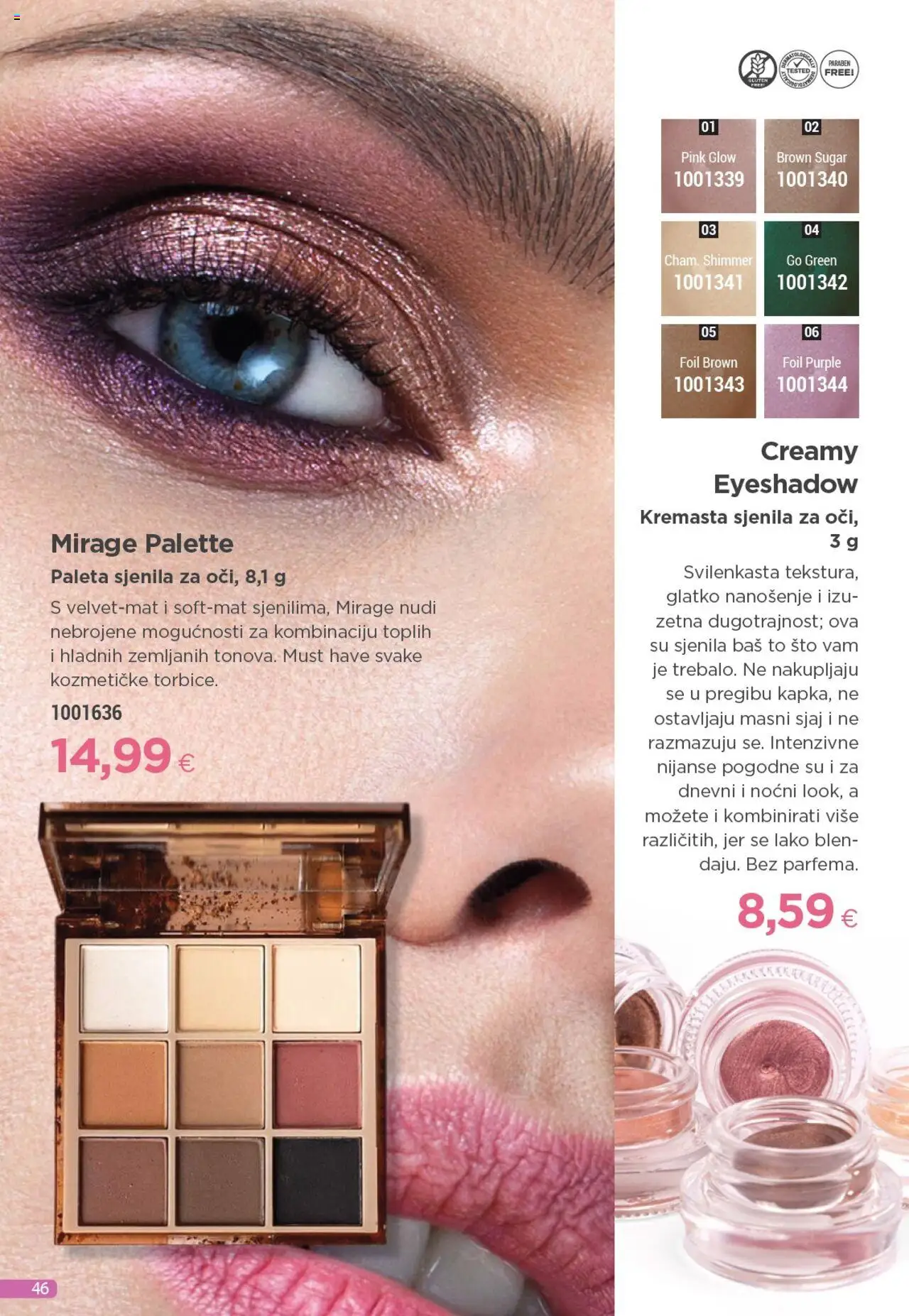 Farmasi katalog | vrijedi od 01.08.2025 | Stranica: 46 | Proizvodi: Paleta